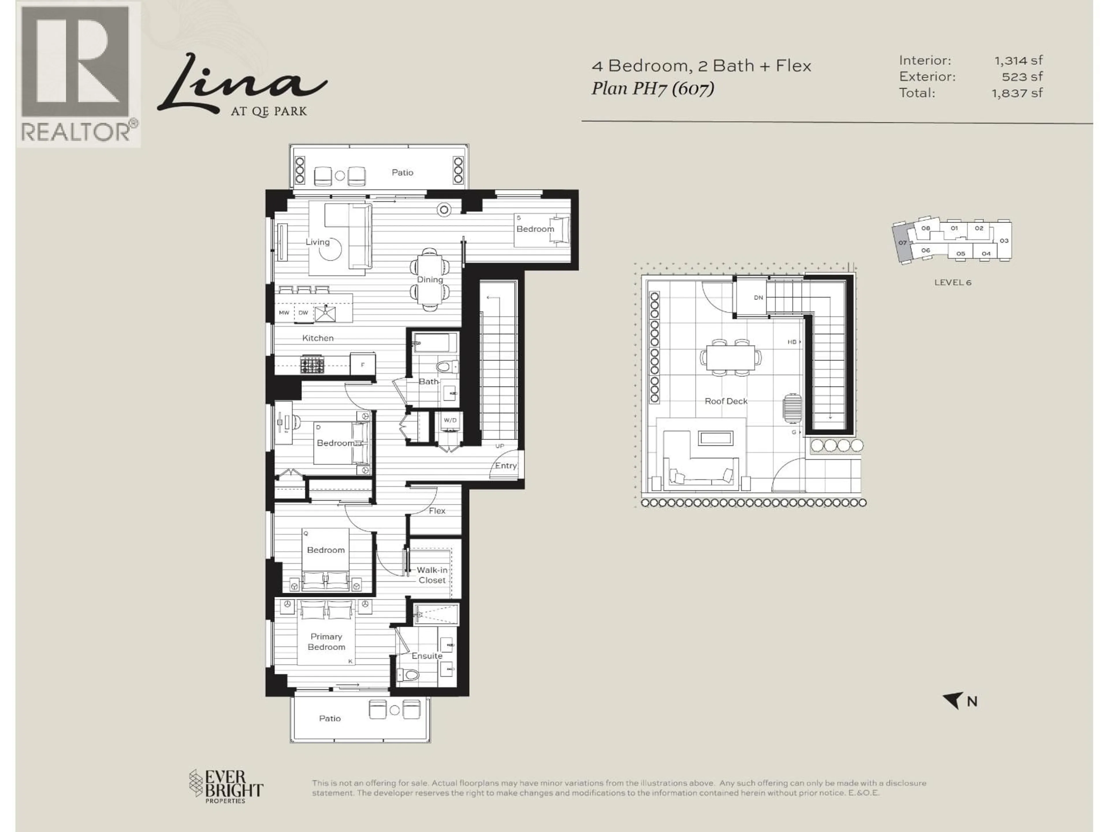 Floor plan for 607 - 5212 CAMBIE STREET, Vancouver British Columbia V5Z2Z7