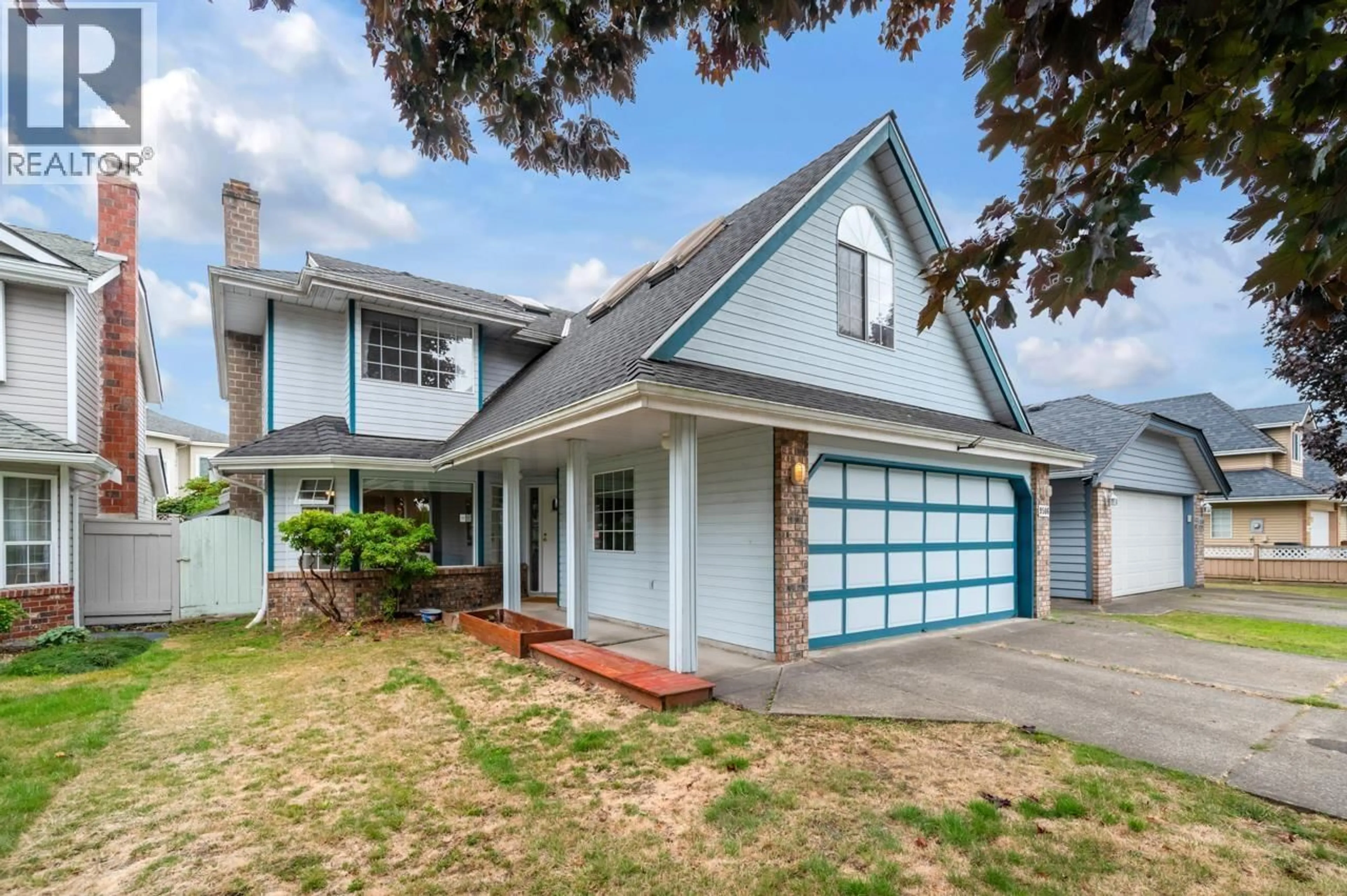 Home with vinyl exterior material, street for 9506 THOMAS DRIVE, Richmond British Columbia V7E5Y3