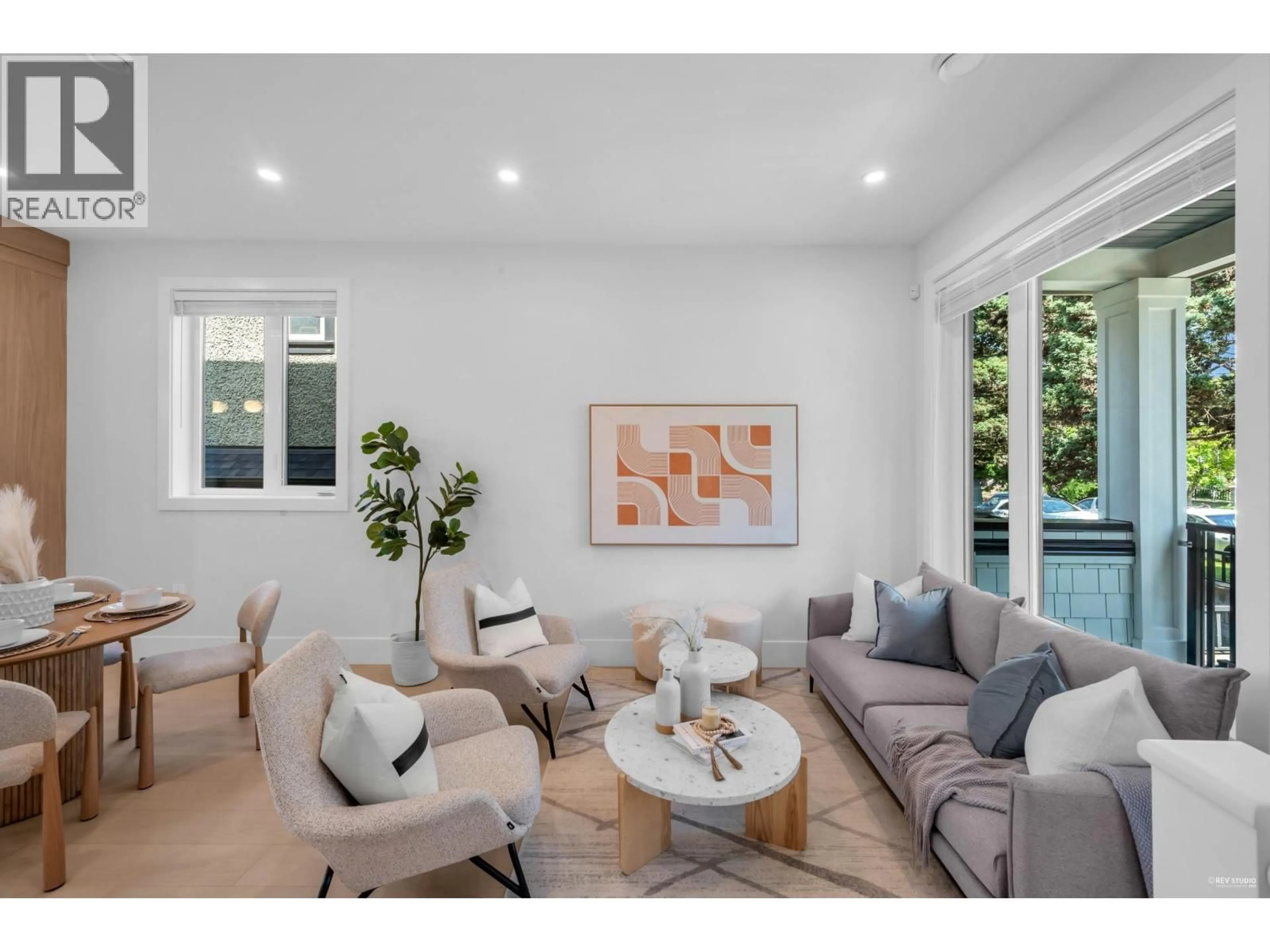 Living room with furniture, unknown for 3417 SEAFOTTH DRIVE, Vancouver British Columbia V5M4C6