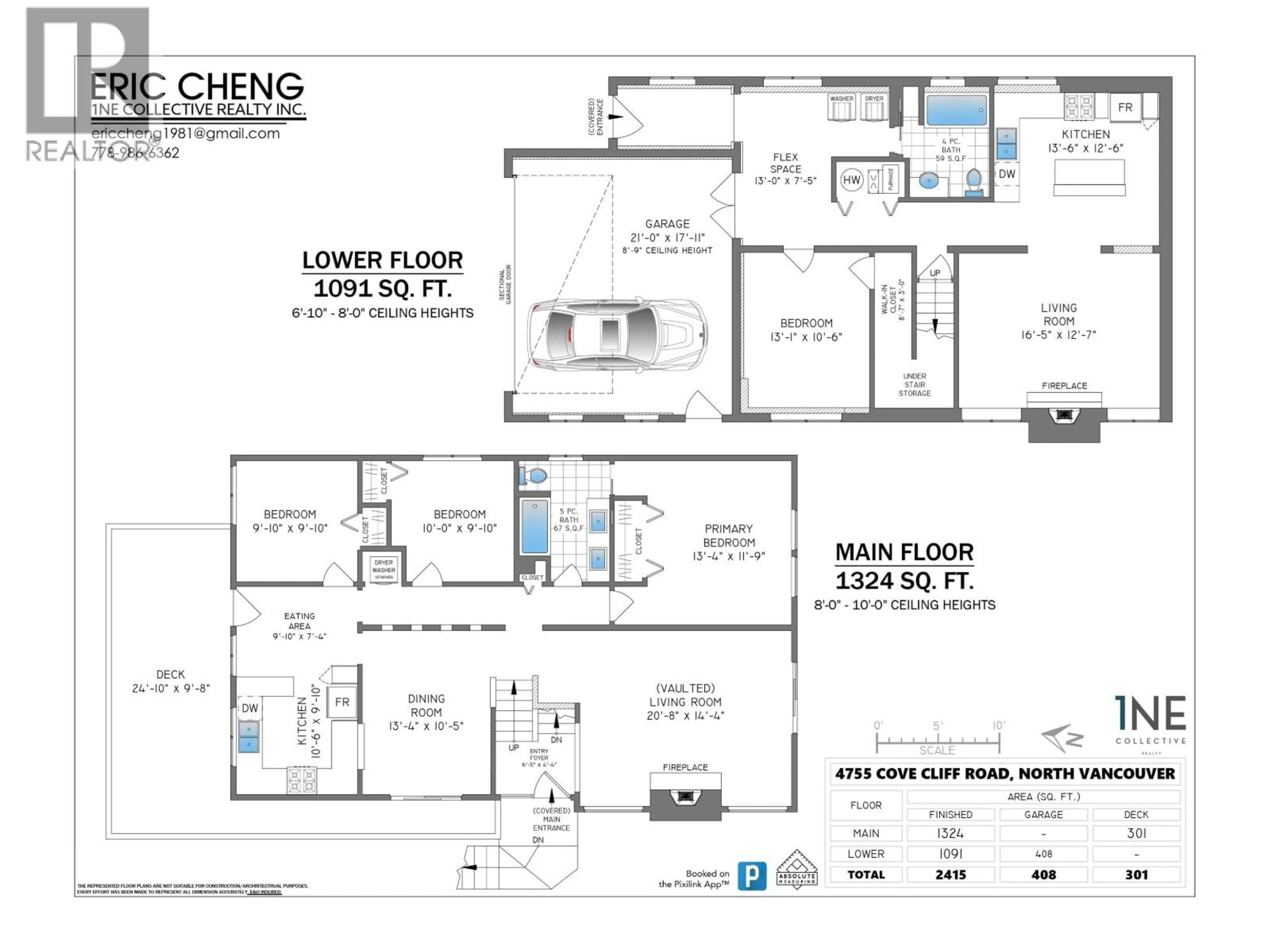 Floor plan for 4755 COVE CLIFF ROAD, North Vancouver British Columbia V7G1H8