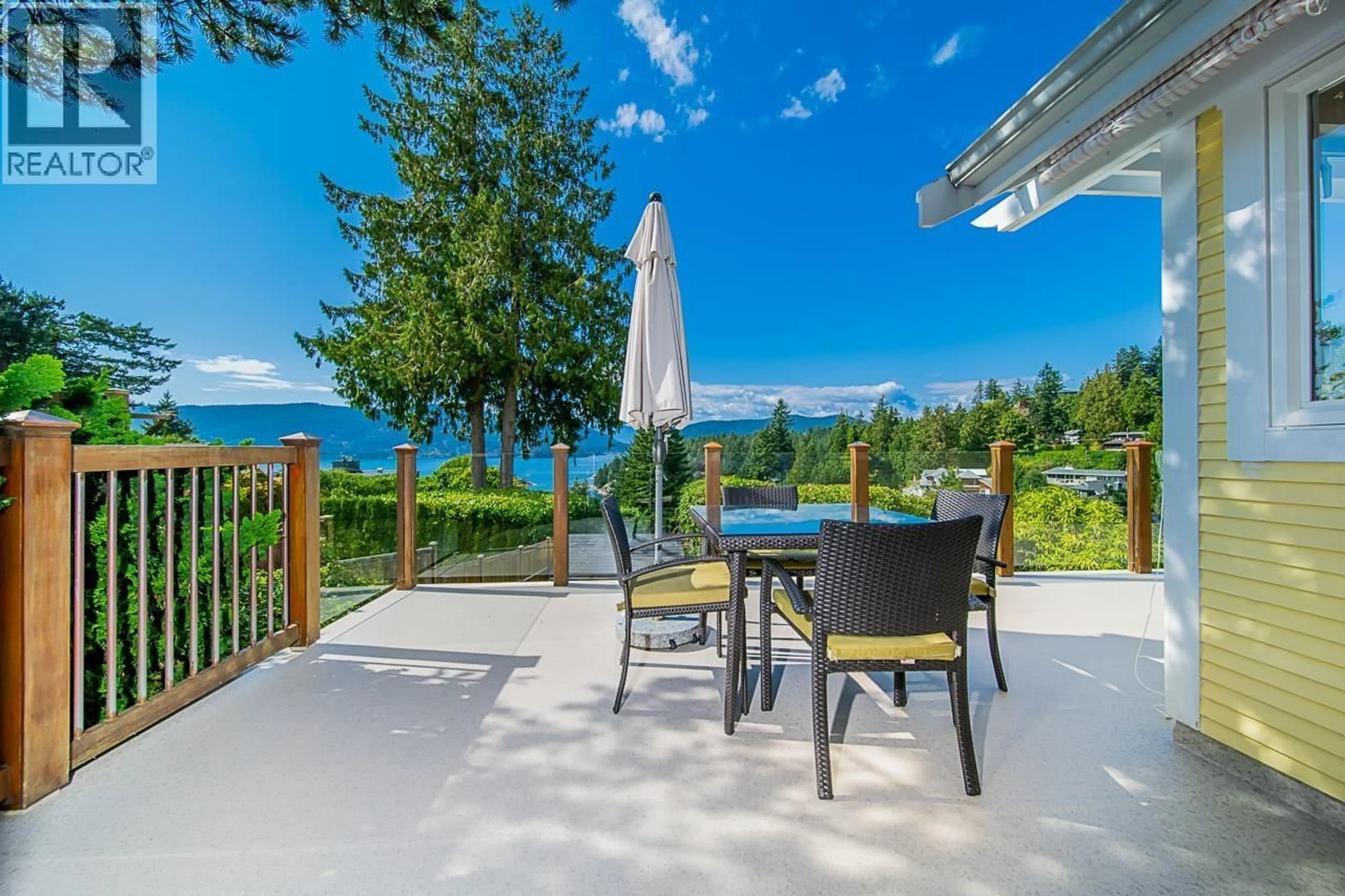 Patio, water/lake/river/ocean view for 6245 NELSON AVENUE, West Vancouver British Columbia V7W2A2