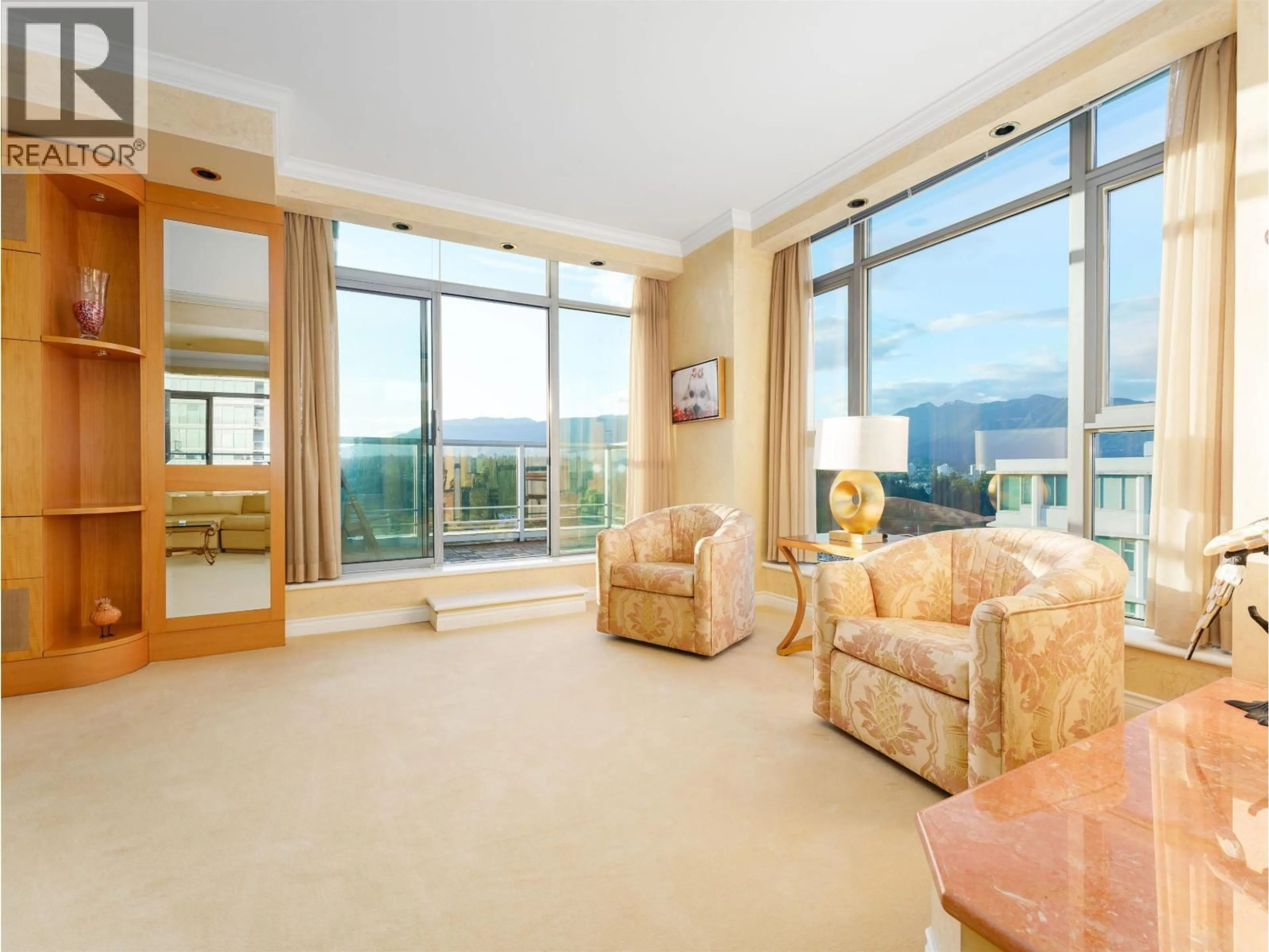 Living room with furniture, unknown for PH3 - 1790 BAYSHORE DRIVE, Vancouver British Columbia V6G3G5