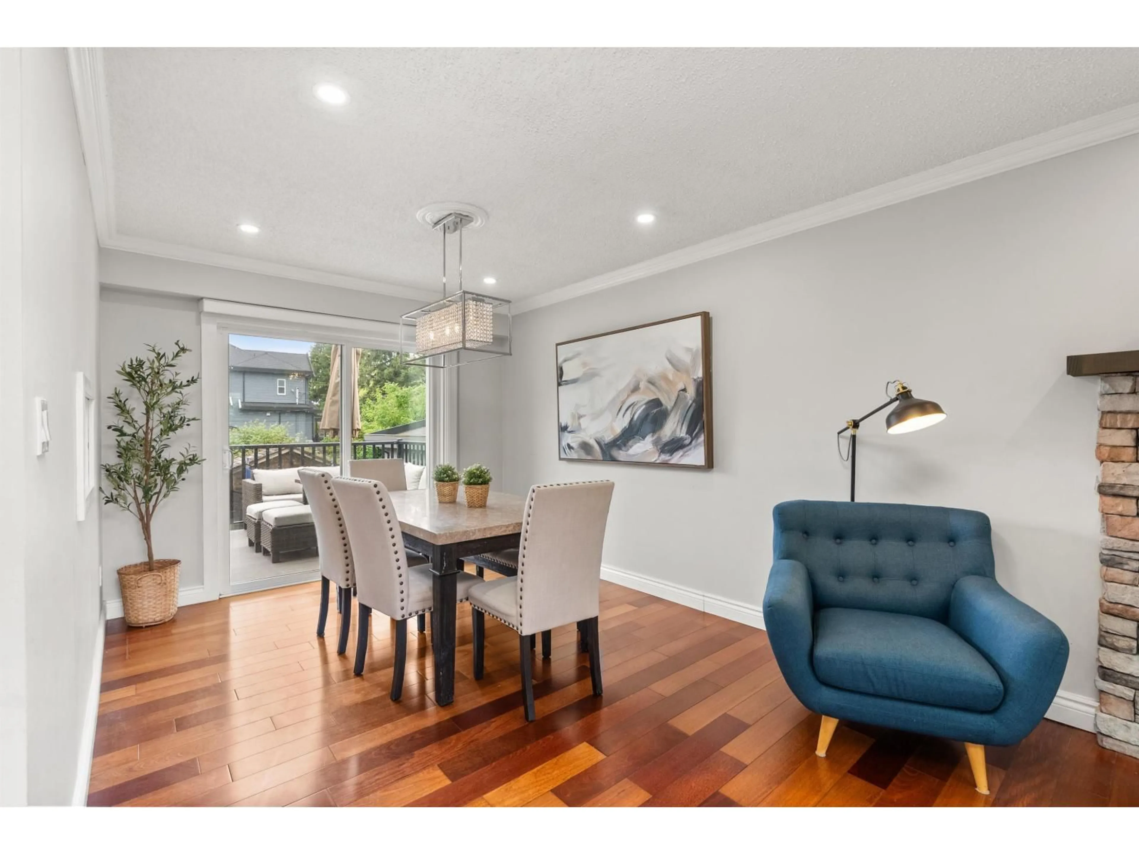 Dining room, wood/laminate floor for 5840 184, Surrey British Columbia V3S4N3