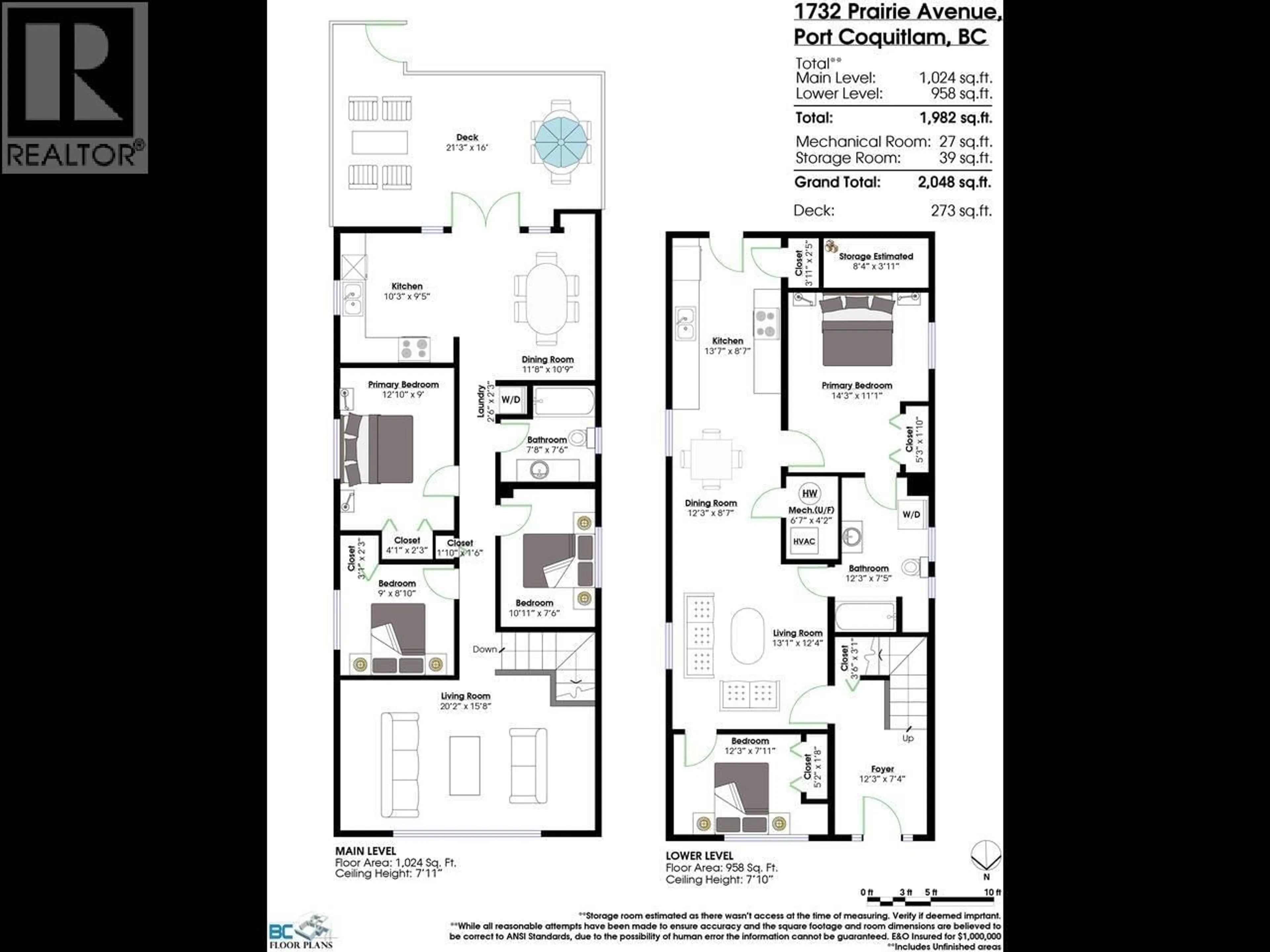 Floor plan for 1732 PRAIRIE AVENUE, Port Coquitlam British Columbia V3B1V1