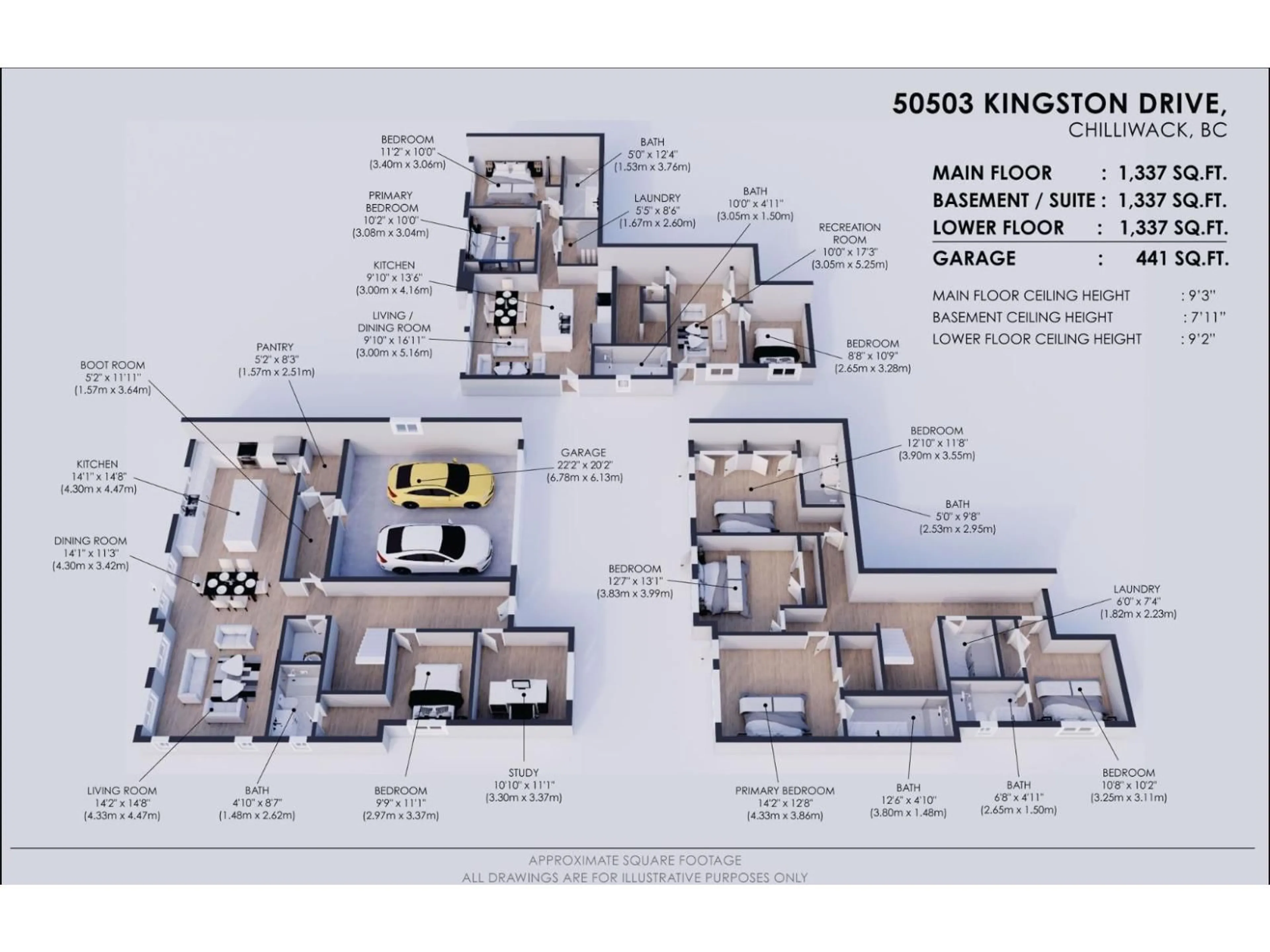 Floor plan for 50497 KINGSTON DRIVE, Chilliwack British Columbia V4Z0C2