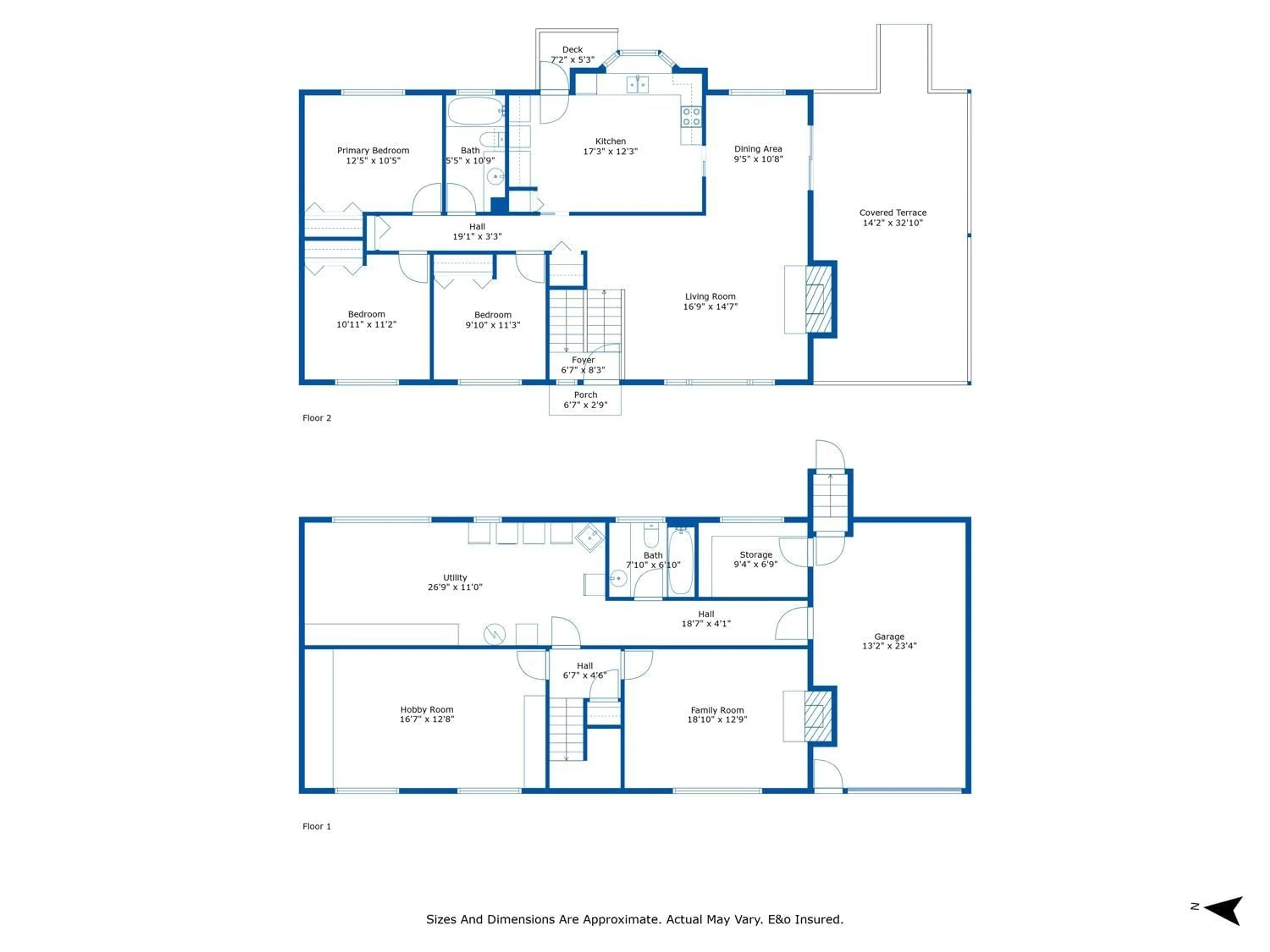 Floor plan for 2512 JAMES, Abbotsford British Columbia V2T3L5