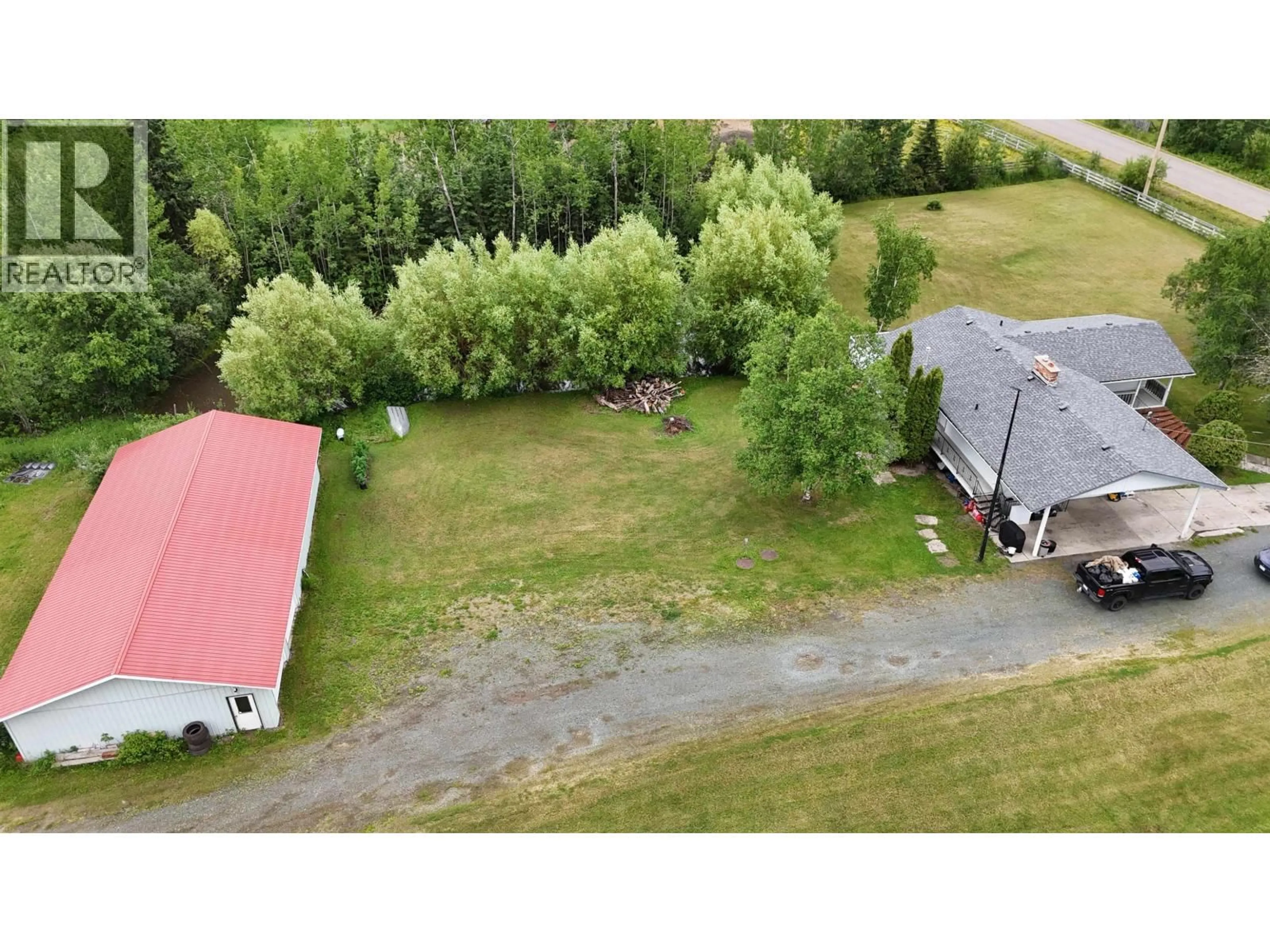 A pic from outside/outdoor area/front of a property/back of a property/a pic from drone, unknown for 7550 POOLEY ROAD, Prince George British Columbia V2N5W4