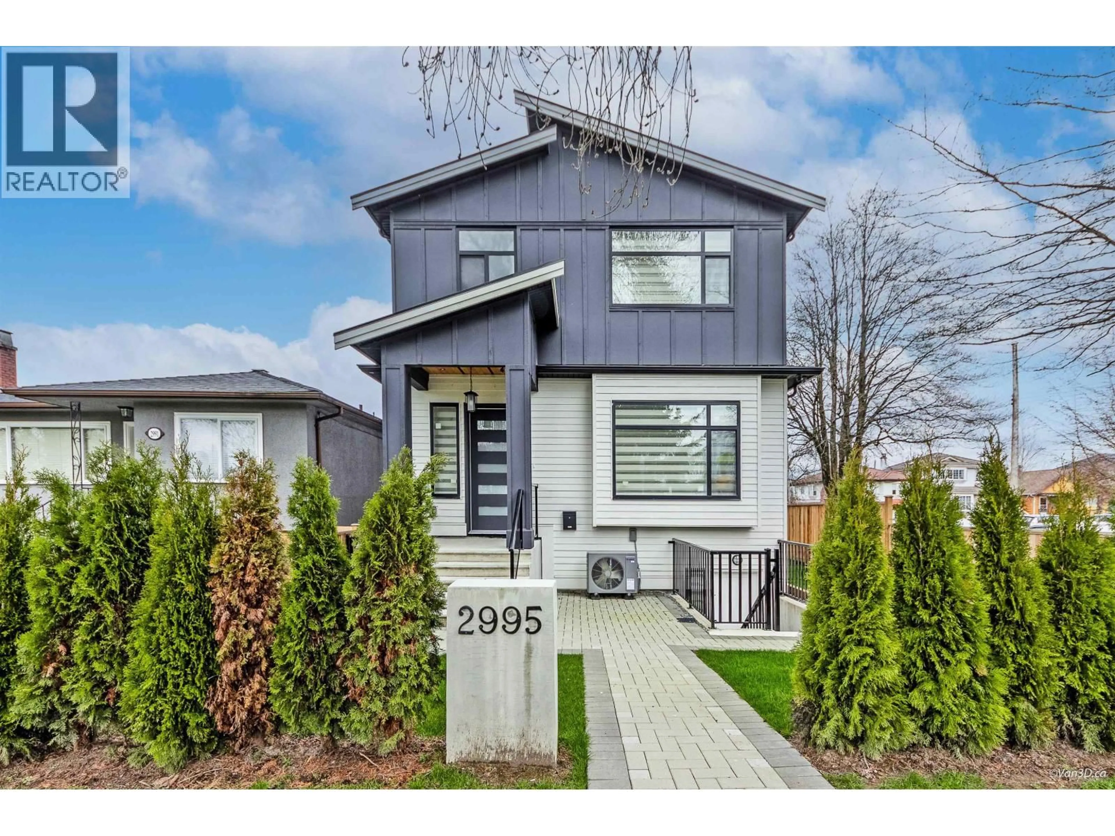 Home with brick exterior material, street for 2995 17TH AVENUE, Vancouver British Columbia V5M2N4