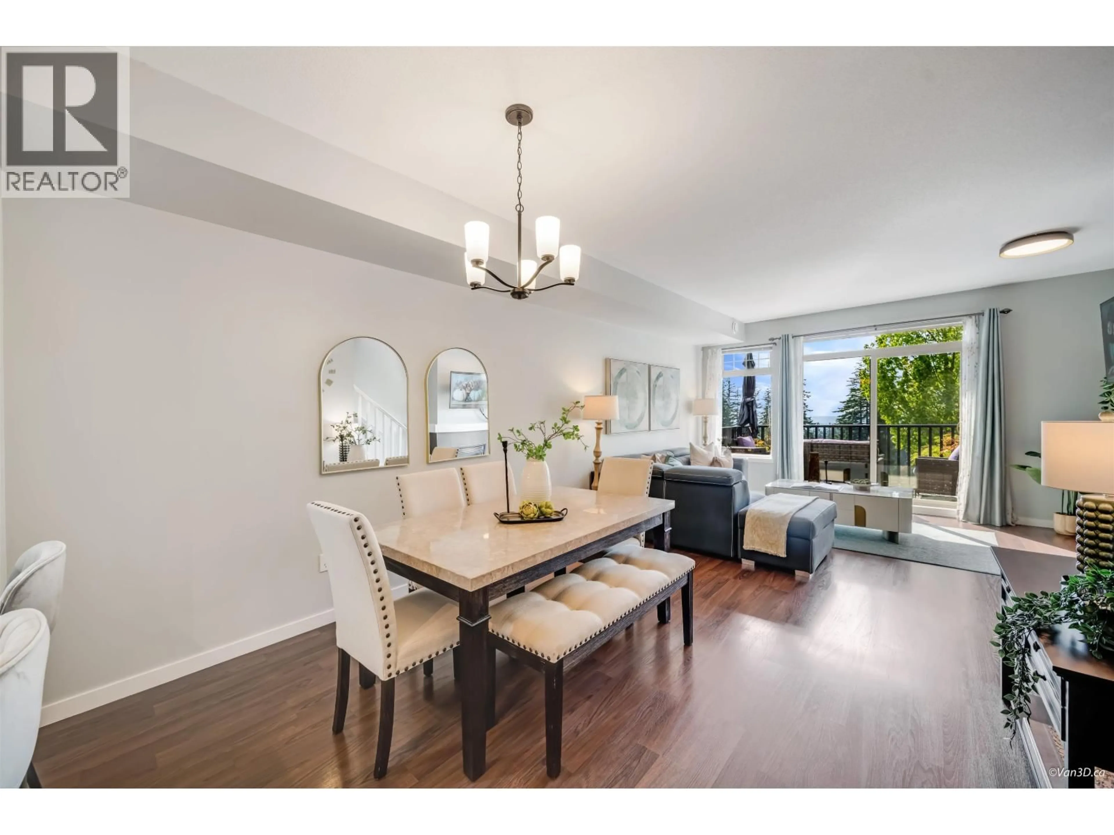 Dining room, wood/laminate floor for 92 - 55 HAWTHORN DRIVE, Port Moody British Columbia V3H0B3