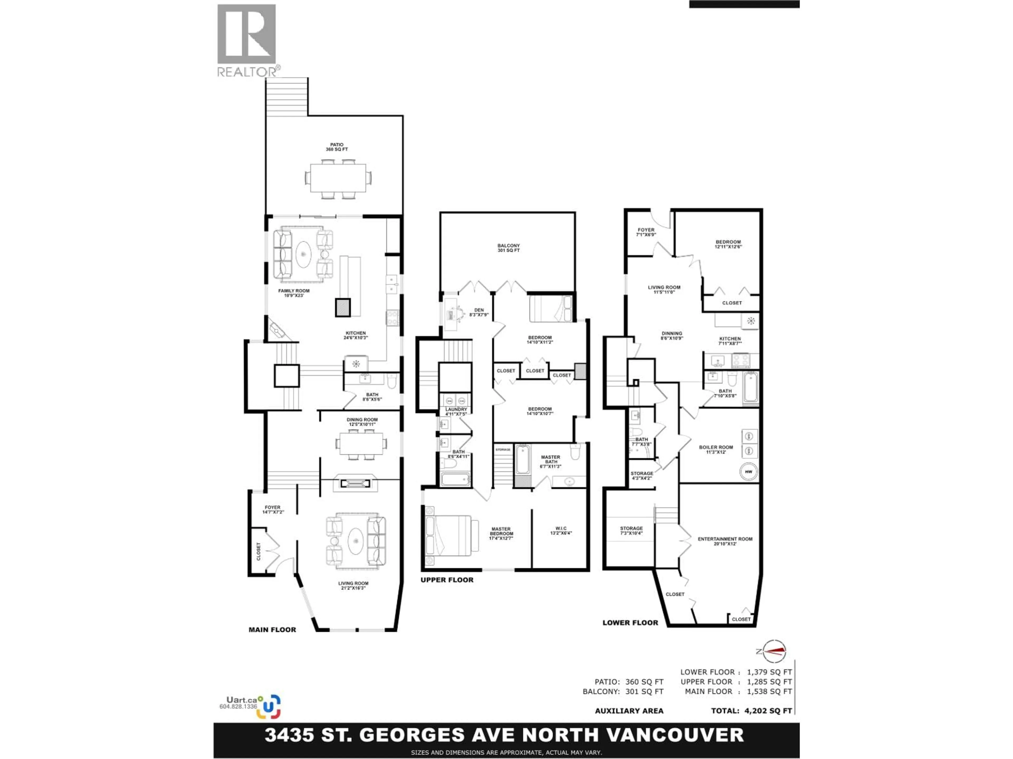 Floor plan for 3435 ST. GEORGES AVENUE, North Vancouver British Columbia V7N1V7