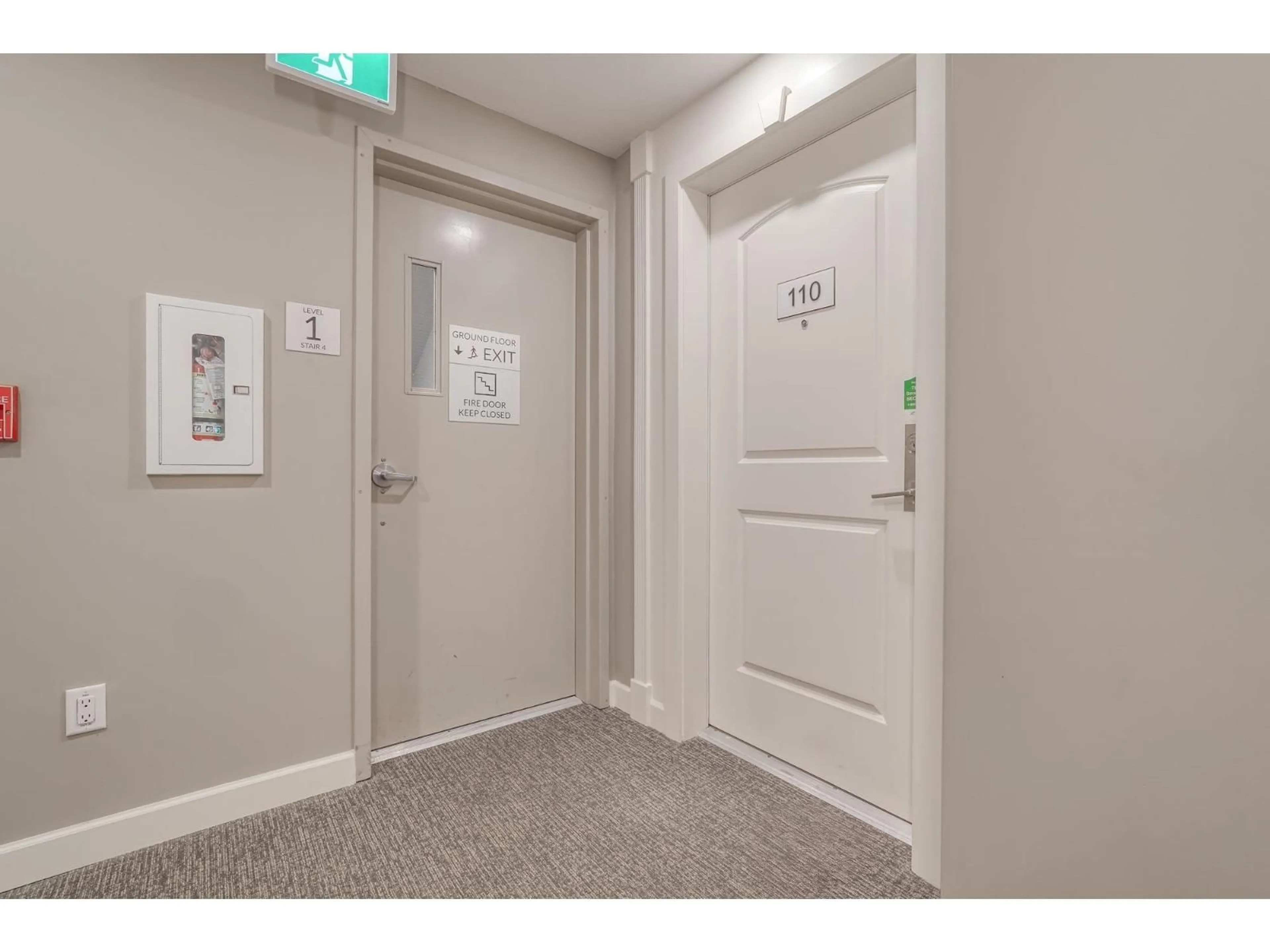 Indoor foyer for 110 - 8561 203A, Langley British Columbia V2Y3L7