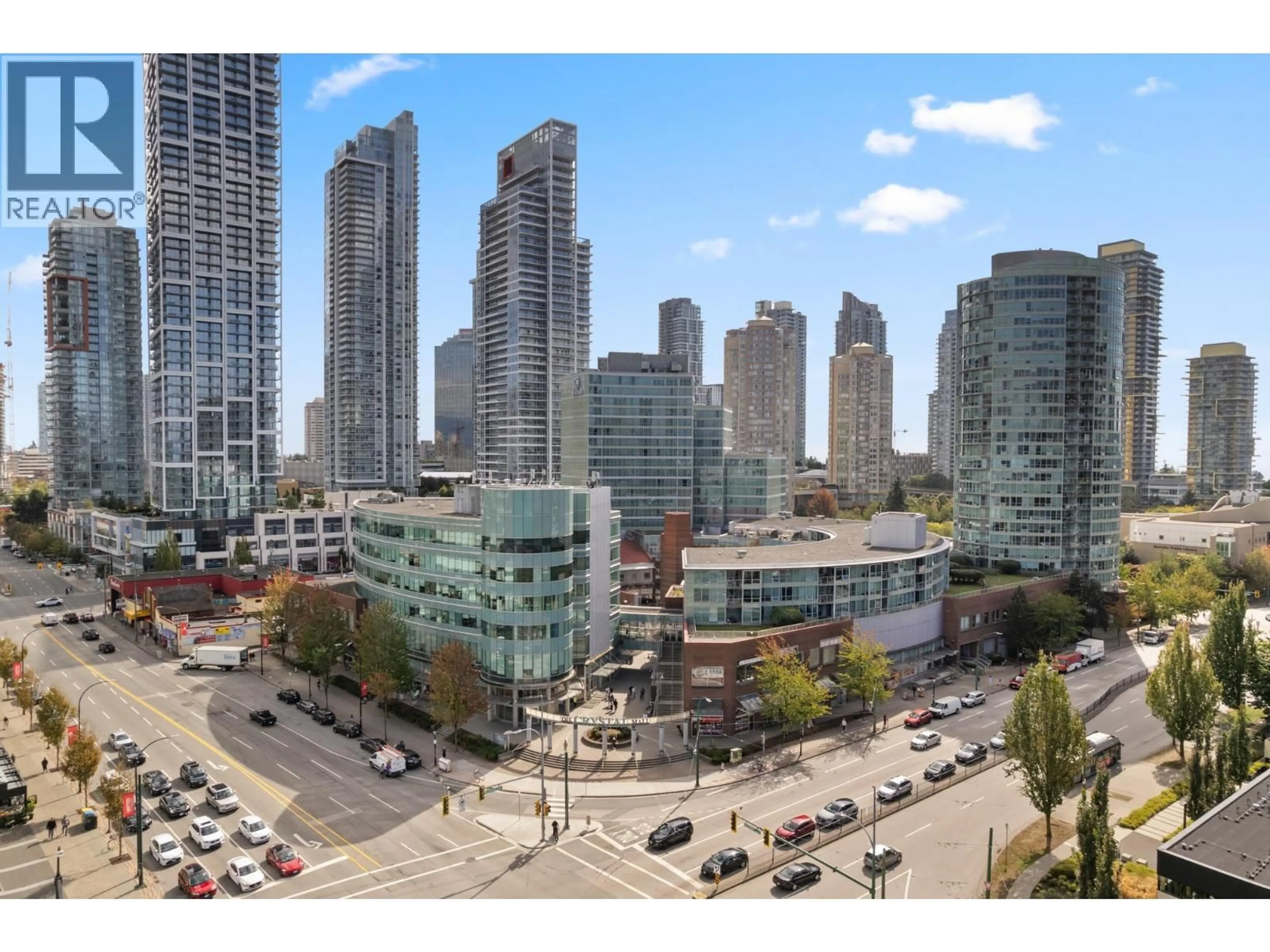 A pic from outside/outdoor area/front of a property/back of a property/a pic from drone, city buildings view from balcony for 712 - 6028 WILLINGDON AVENUE, Burnaby British Columbia V5H4V1