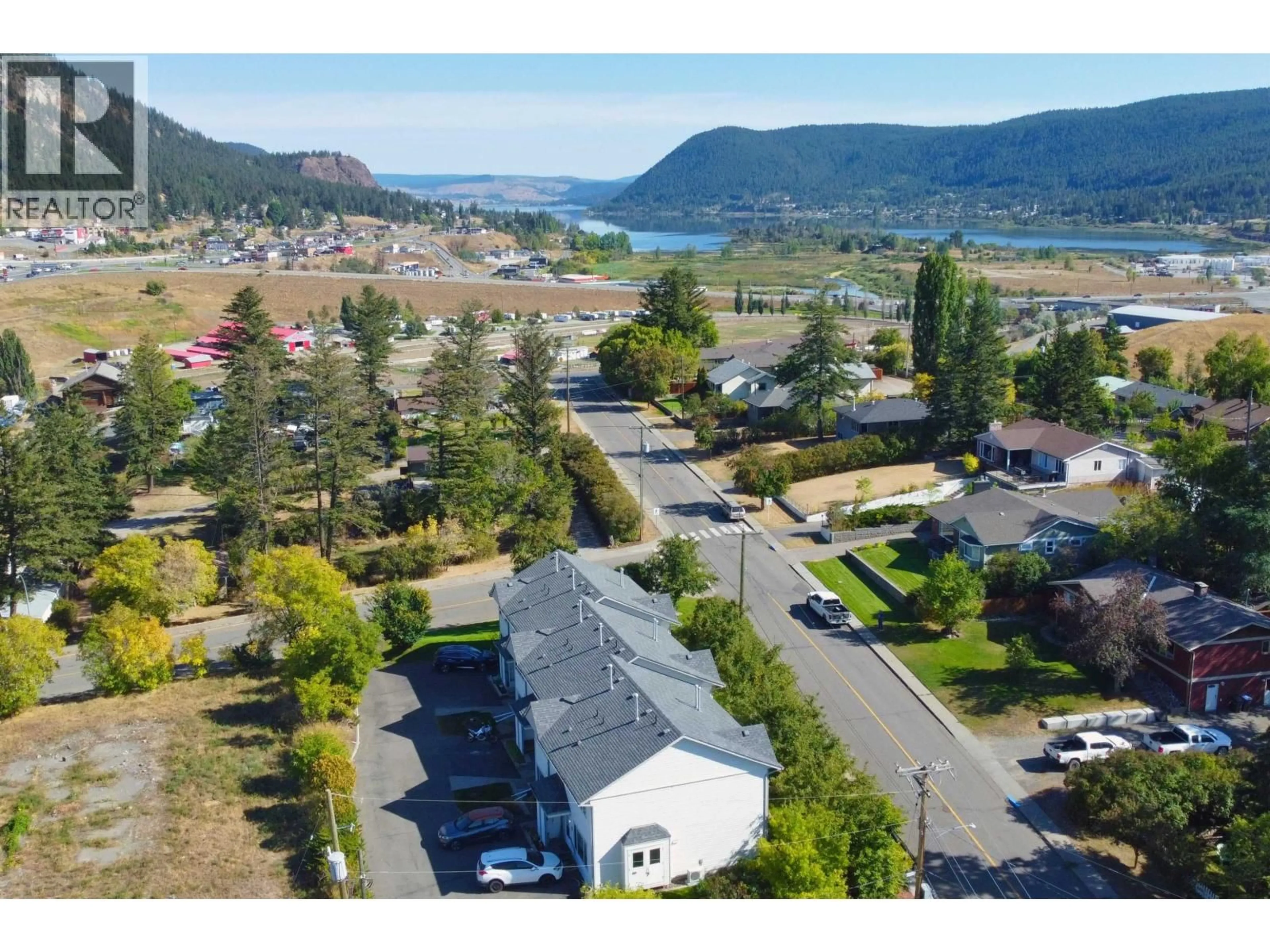 A pic from outside/outdoor area/front of a property/back of a property/a pic from drone, mountain view for 2 - 530 YORSTON STREET, Williams Lake British Columbia V2G4S7
