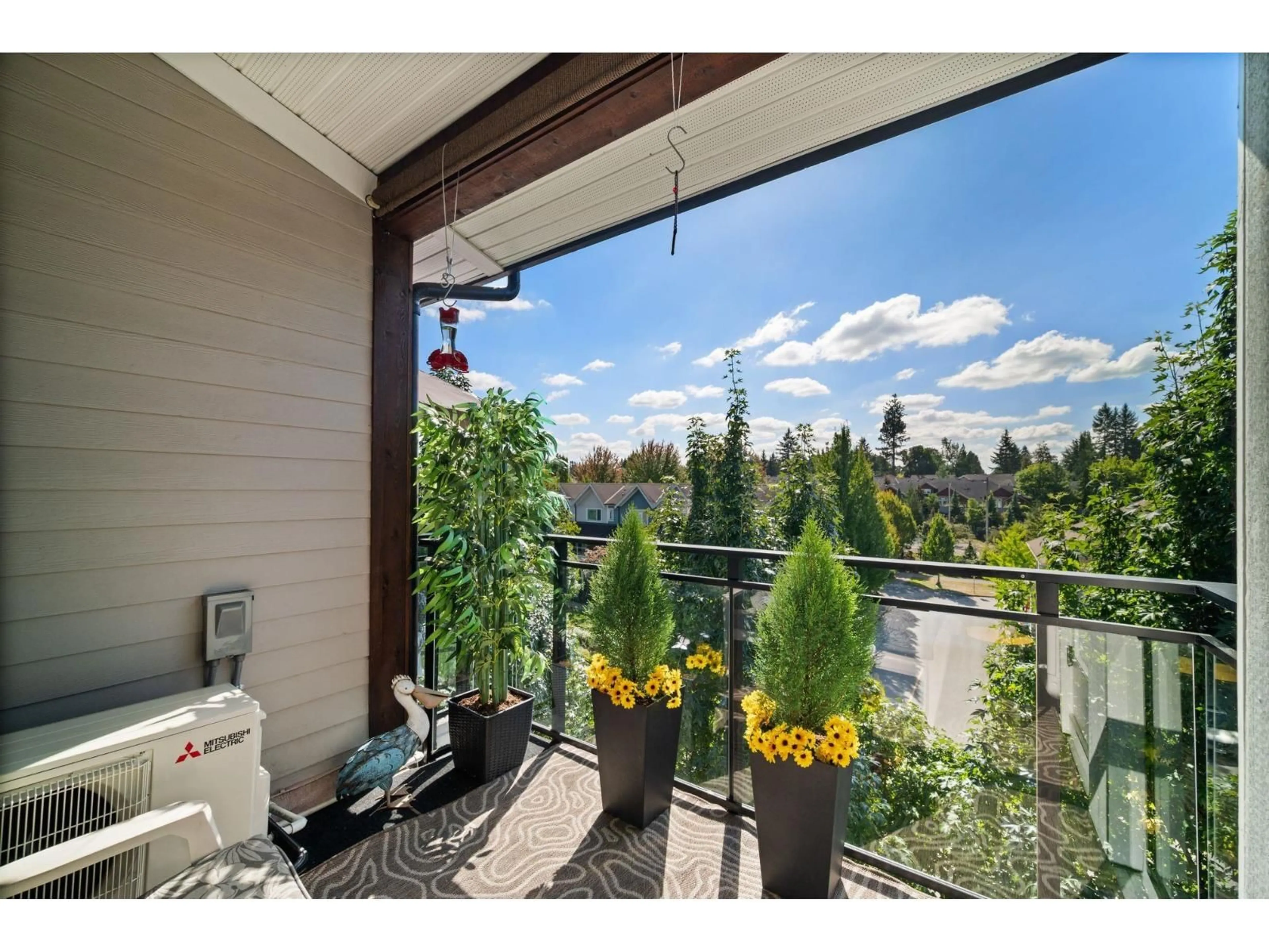 Balcony in the apartment, water/lake/river/ocean view for 409 - 23215 BILLY BROWN, Langley British Columbia V1M0B7