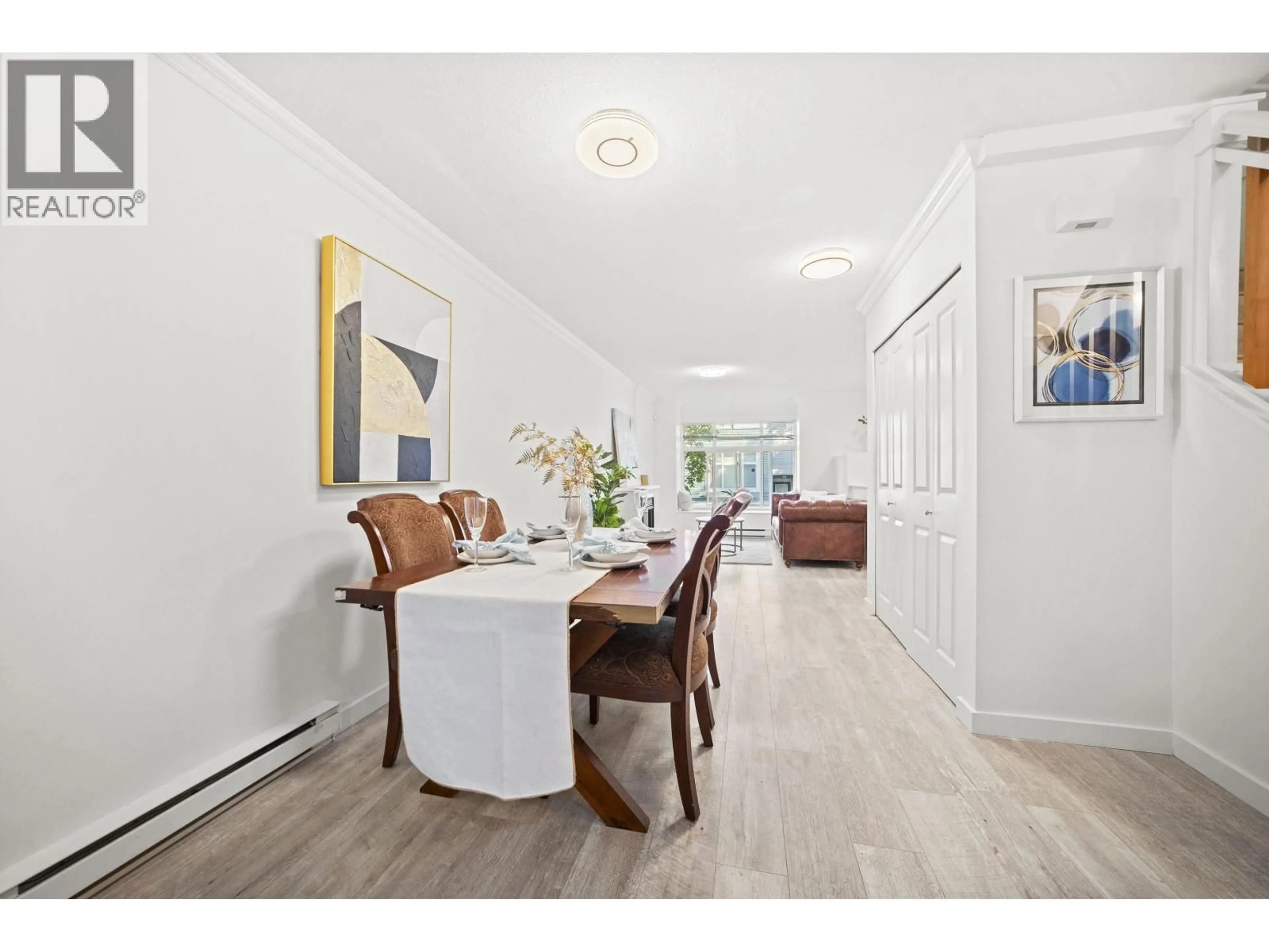 Dining room, wood/laminate floor for 44 - 7533 HEATHER STREET, Richmond British Columbia V6Y2P8