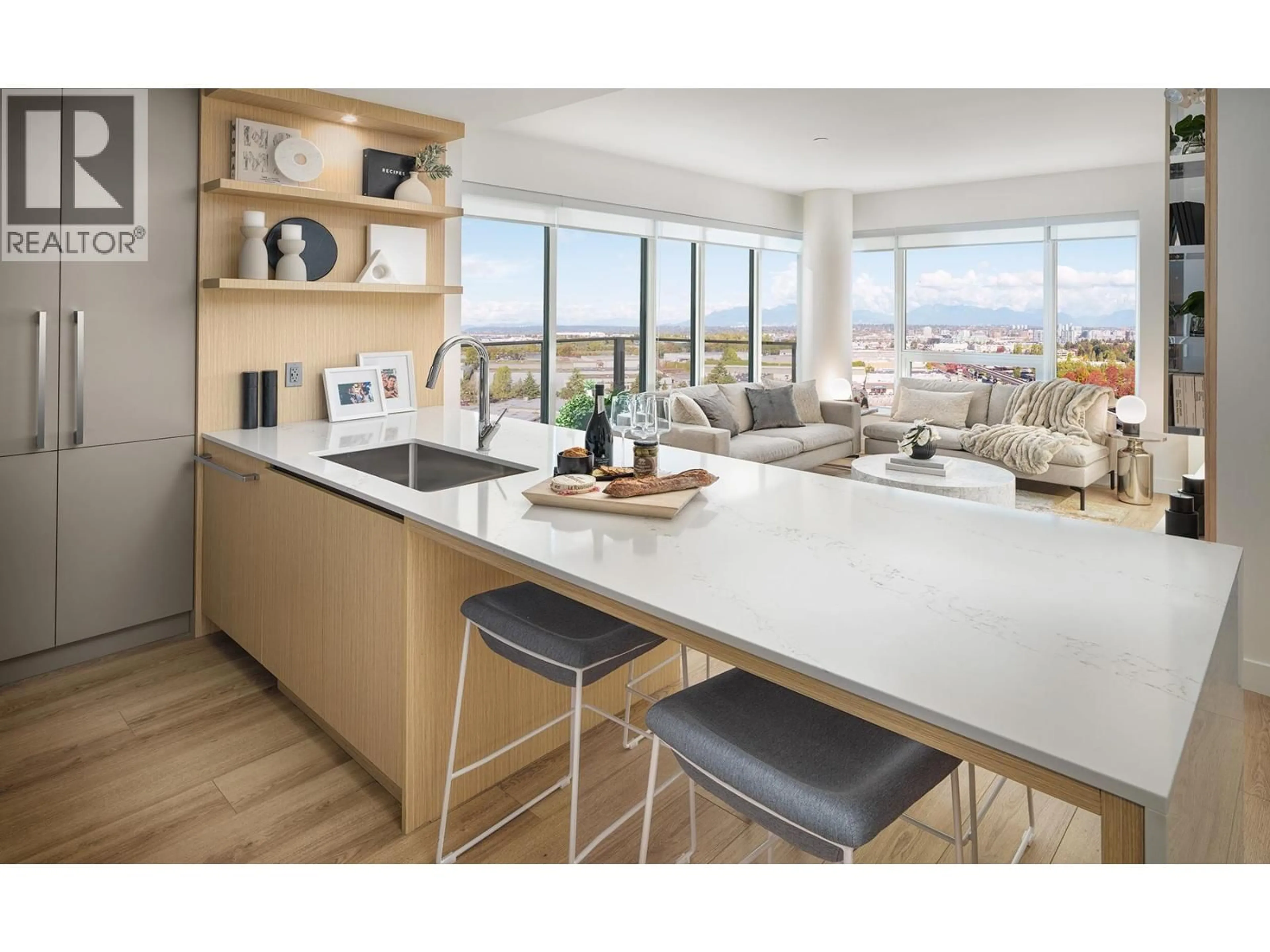 Open concept kitchen, unknown for 1001 - 5593 NO. 3 ROAD, Richmond British Columbia V6X0X6