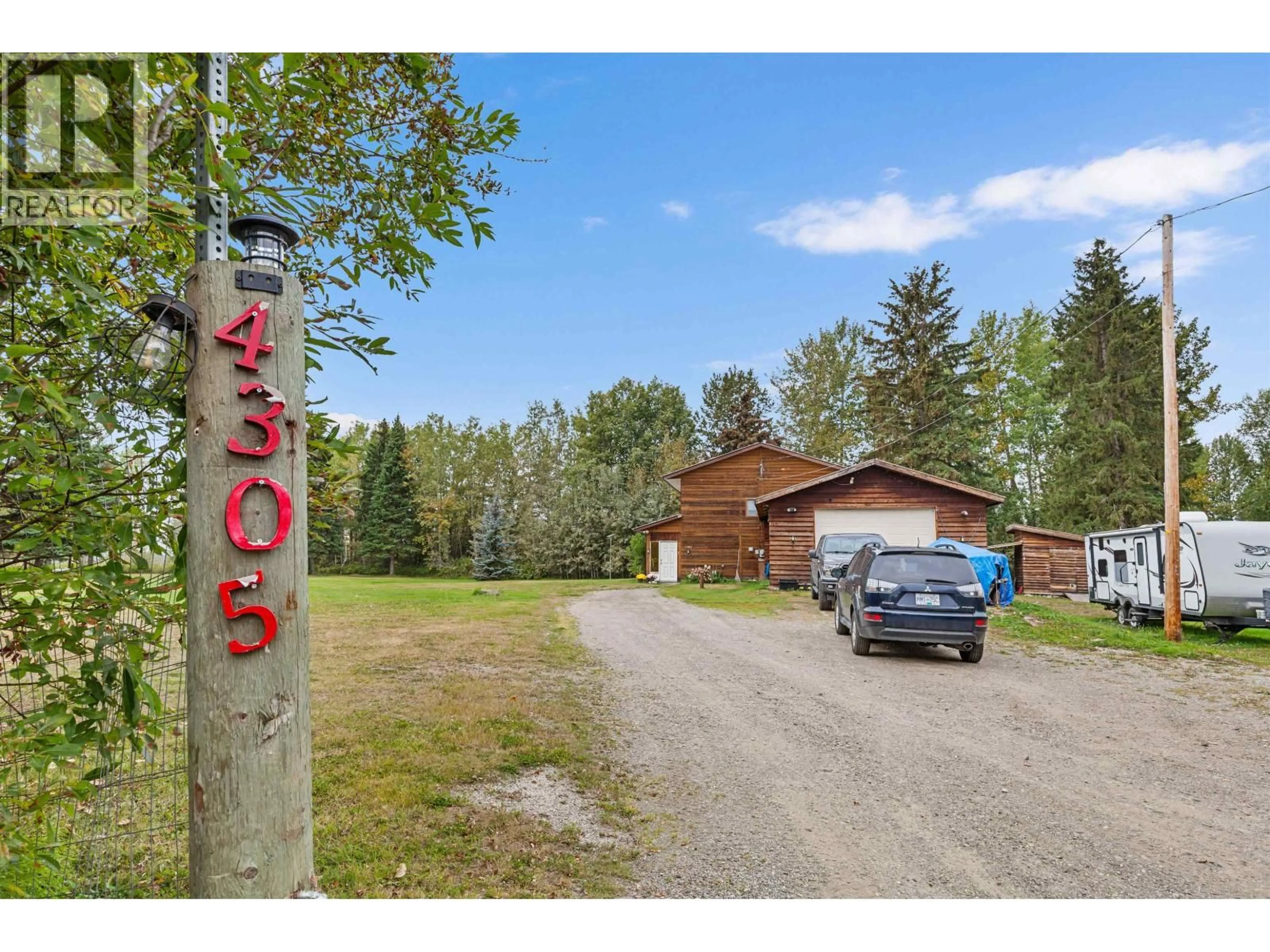 A pic from outside/outdoor area/front of a property/back of a property/a pic from drone, unknown for 4305 REID LAKE ROAD, Prince George British Columbia V2K5N8