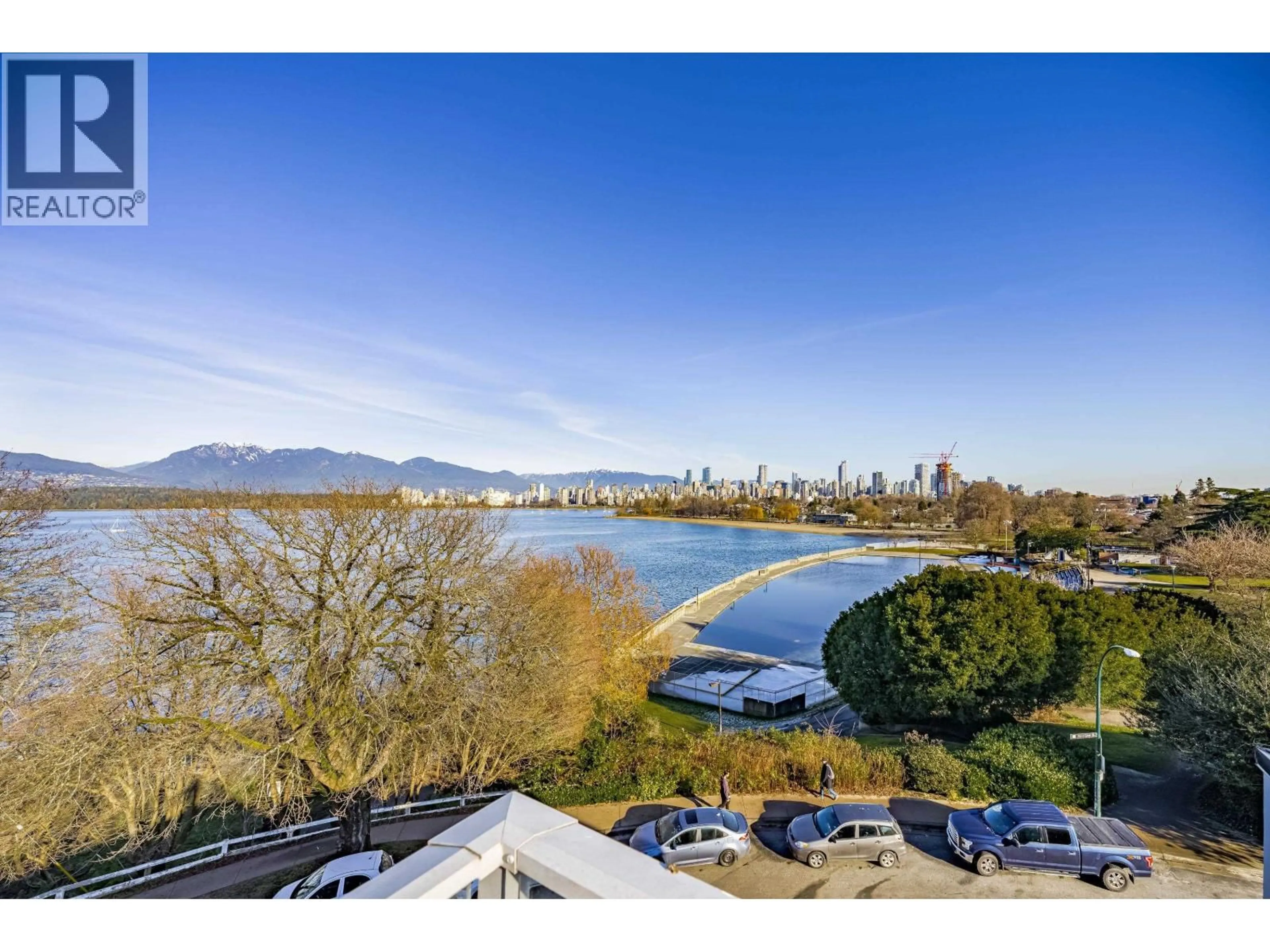 A pic from outside/outdoor area/front of a property/back of a property/a pic from drone, water/lake/river/ocean view for 305 - 2430V POINT GREY ROAD, Vancouver British Columbia V6K1A2