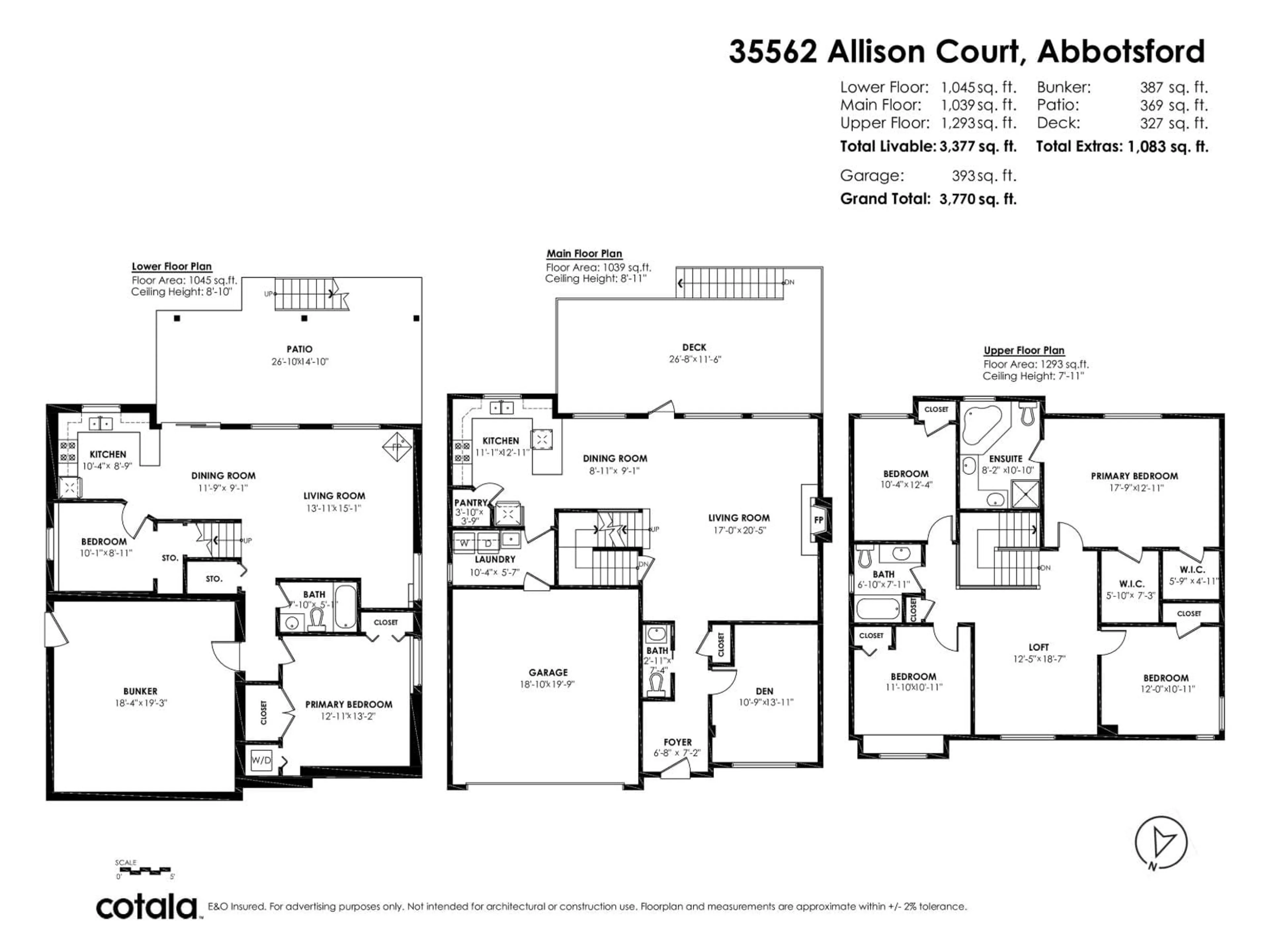 Floor plan for 35562 ALLISON, Abbotsford British Columbia V3G3B7
