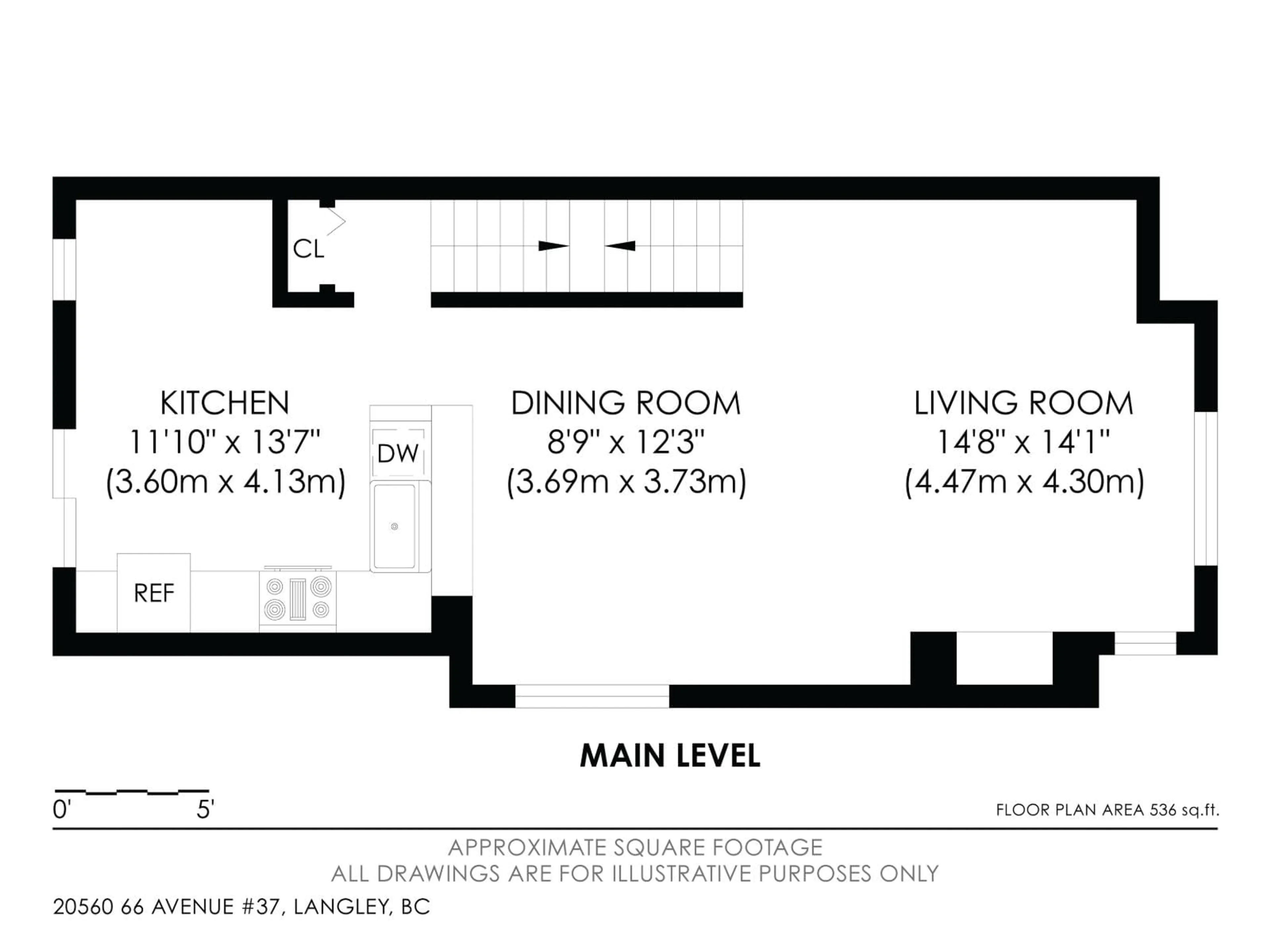 Floor plan for 37 - 20560 66, Langley British Columbia V2Y2Y8