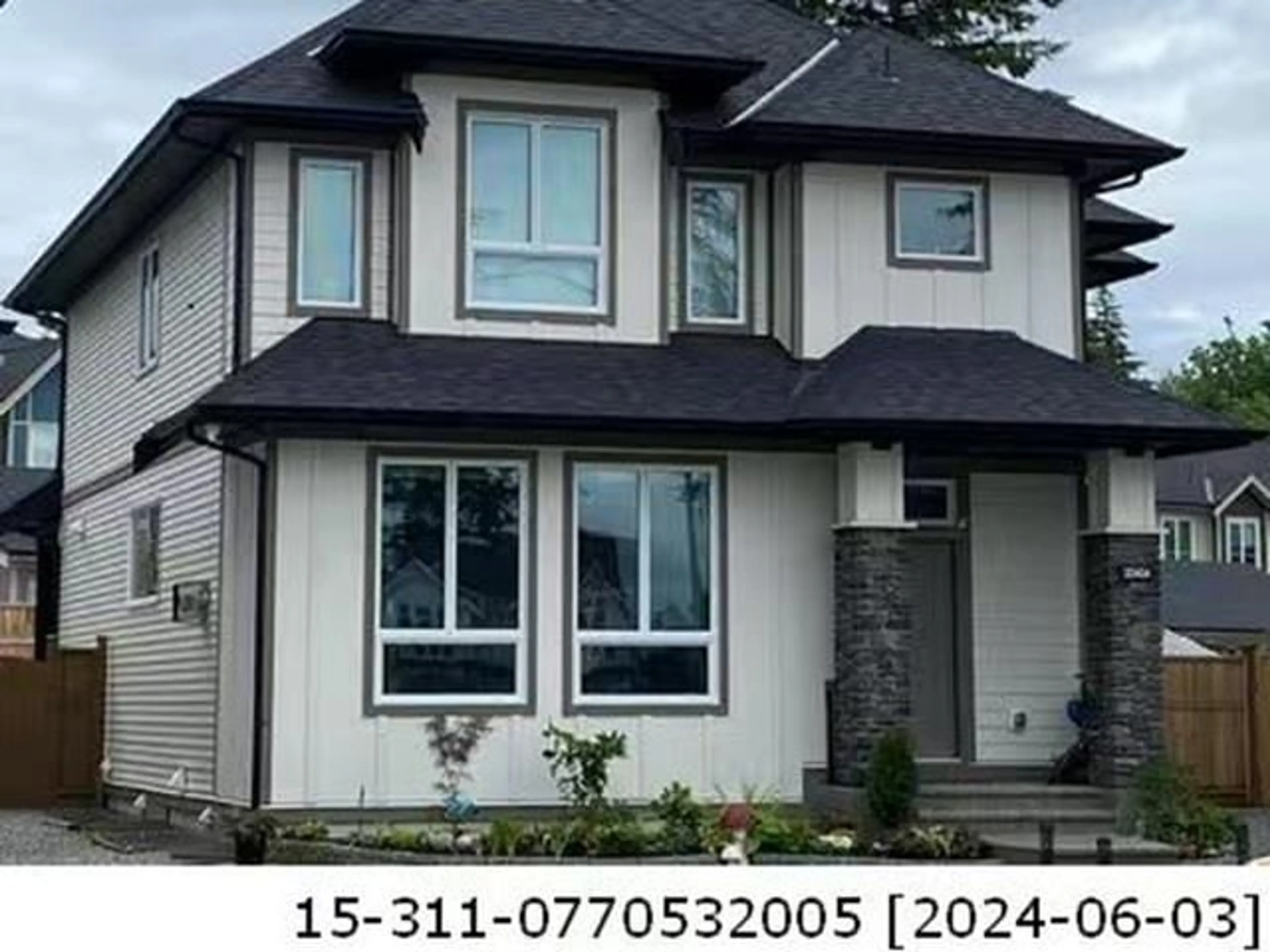 Home with vinyl exterior material, street for 20434 76A, Langley British Columbia V2Y3T1