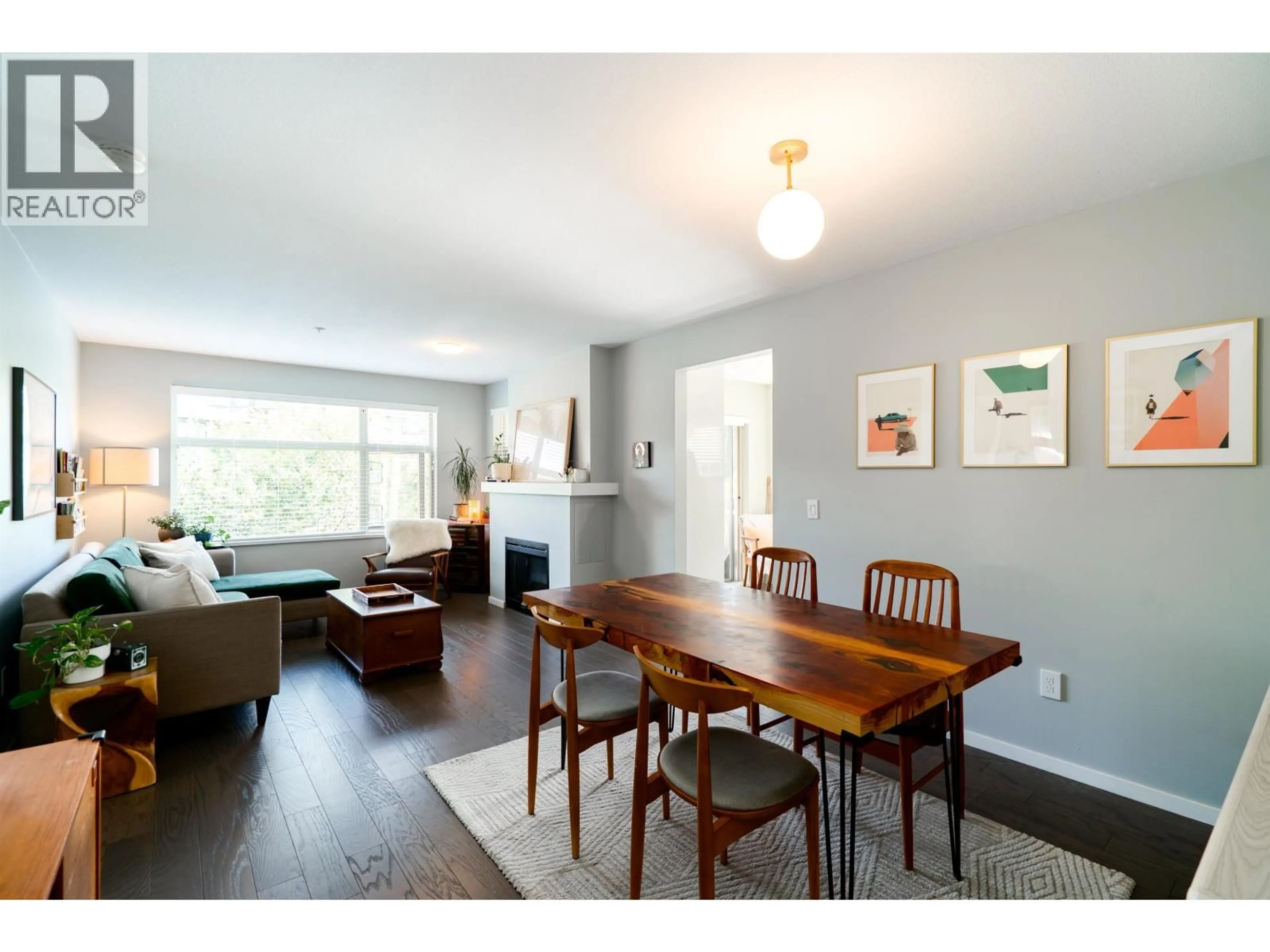Dining room, wood/laminate floor for 309 - 500 KLAHANIE DRIVE, Port Moody British Columbia V3H5L1