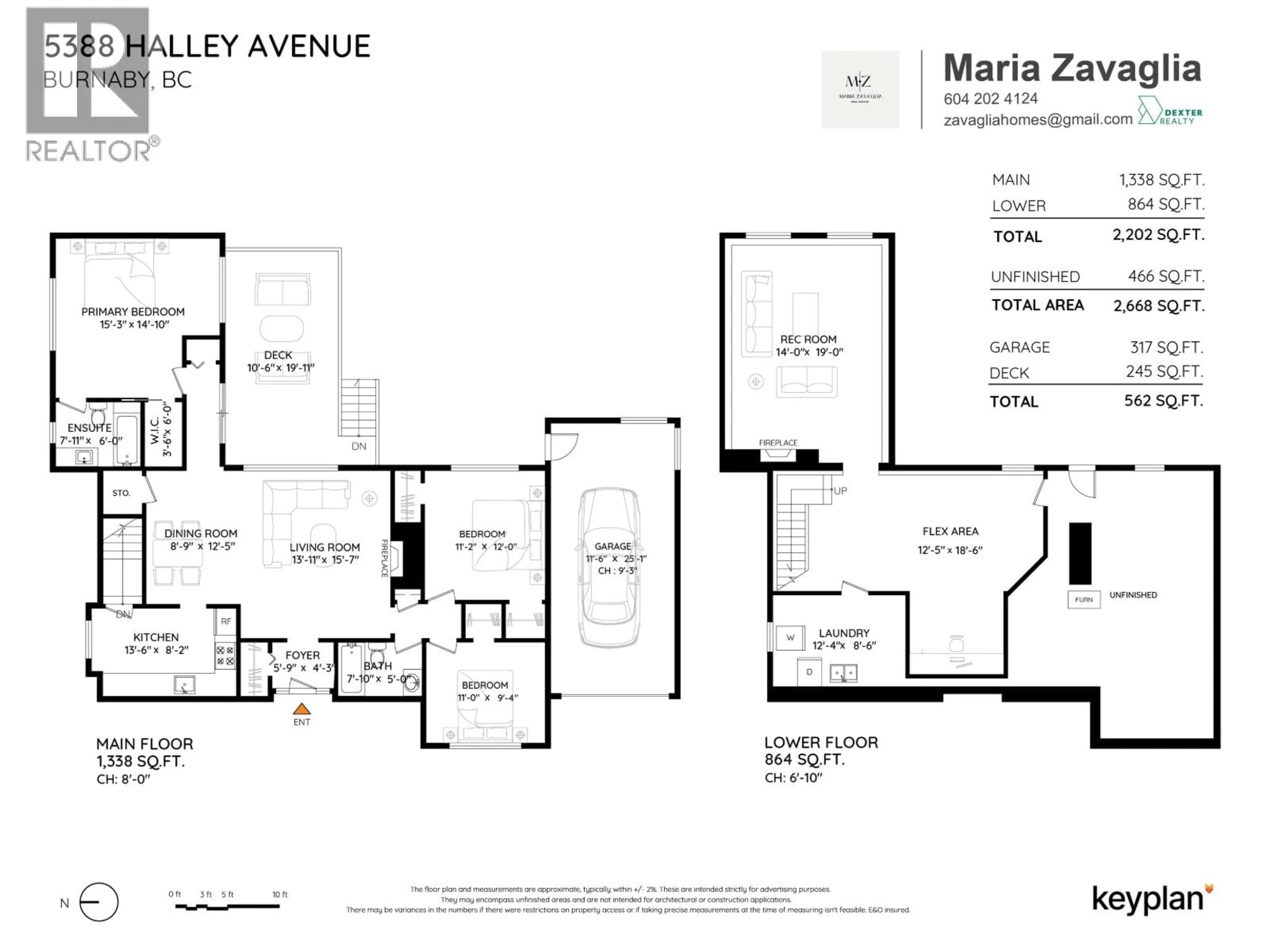 Floor plan for 5388 HALLEY AVENUE, Burnaby British Columbia V5H2P8