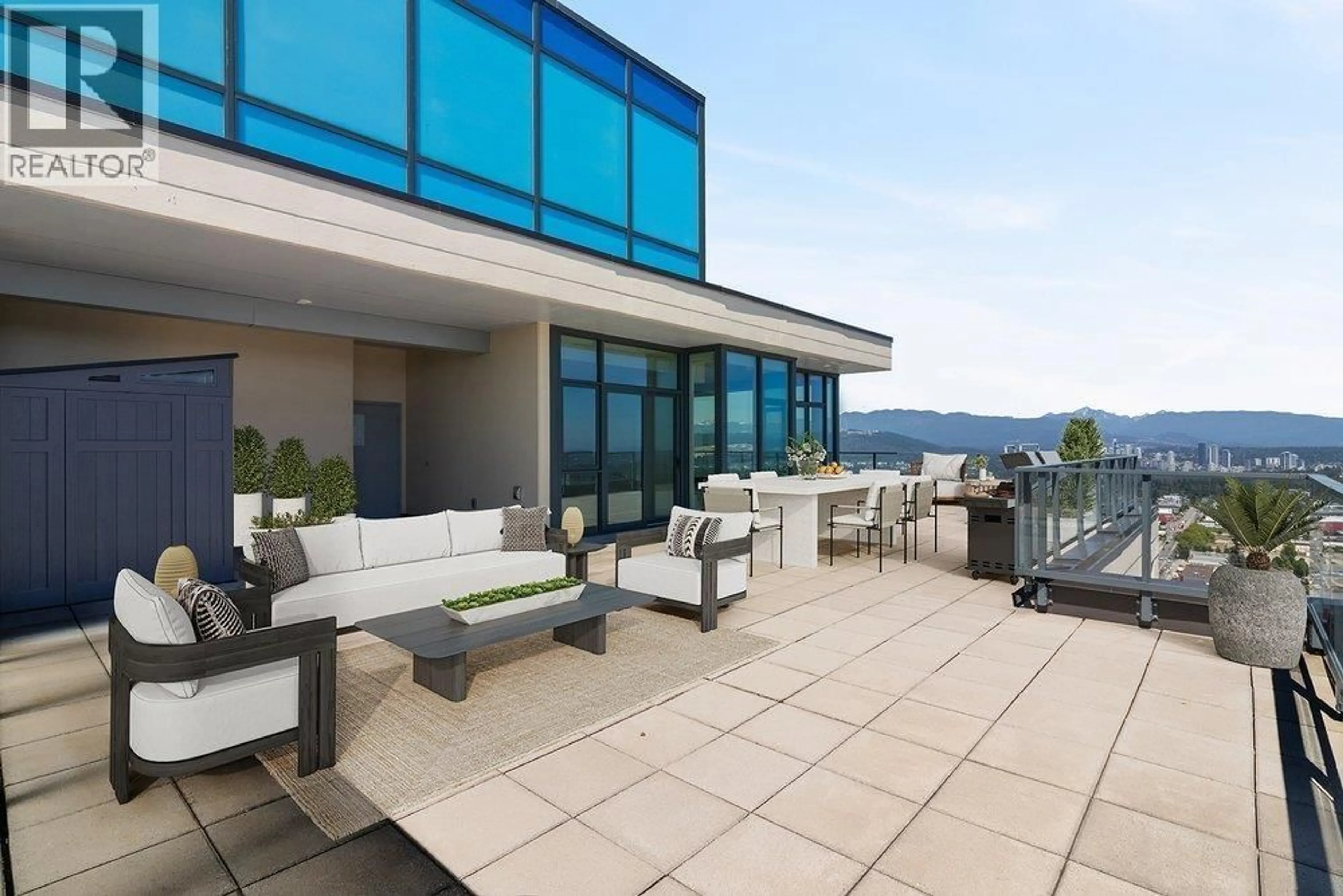 Patio, water/lake/river/ocean view for 3702 - 7358 EDMONDS STREET, Burnaby British Columbia V3N0H1