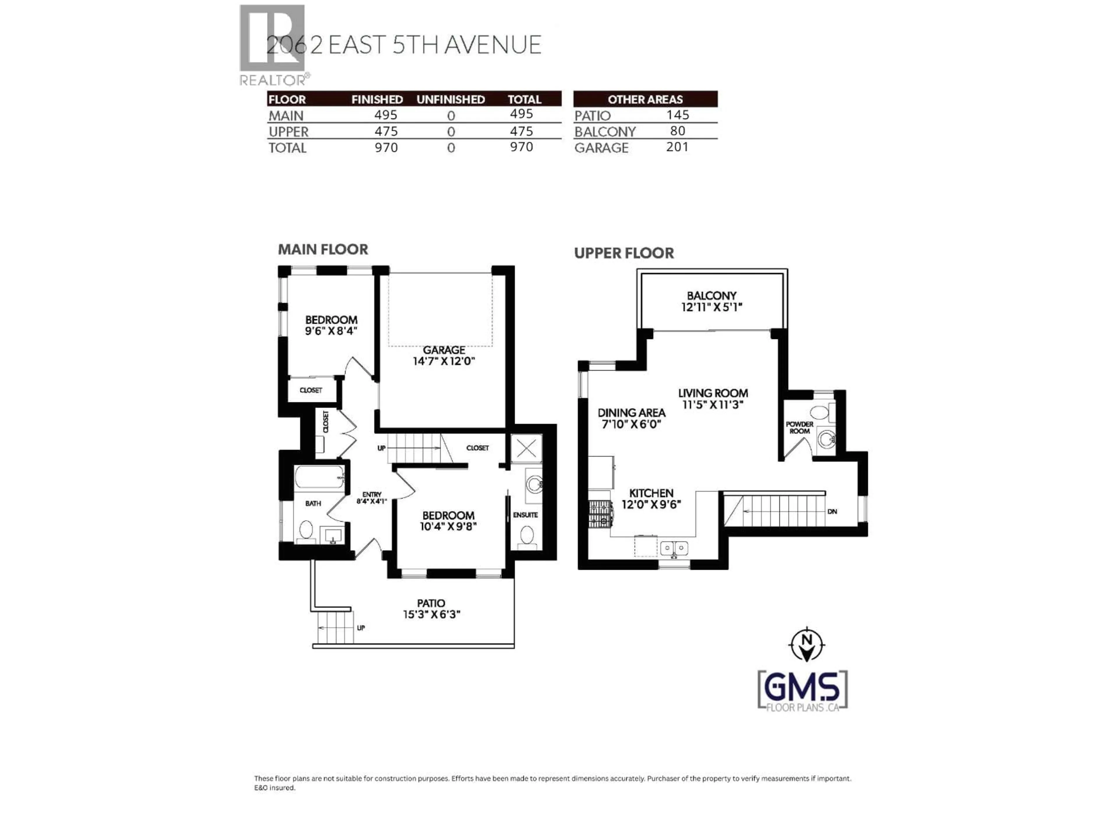 Floor plan for 2062 5TH AVENUE, Vancouver British Columbia V5N1M4