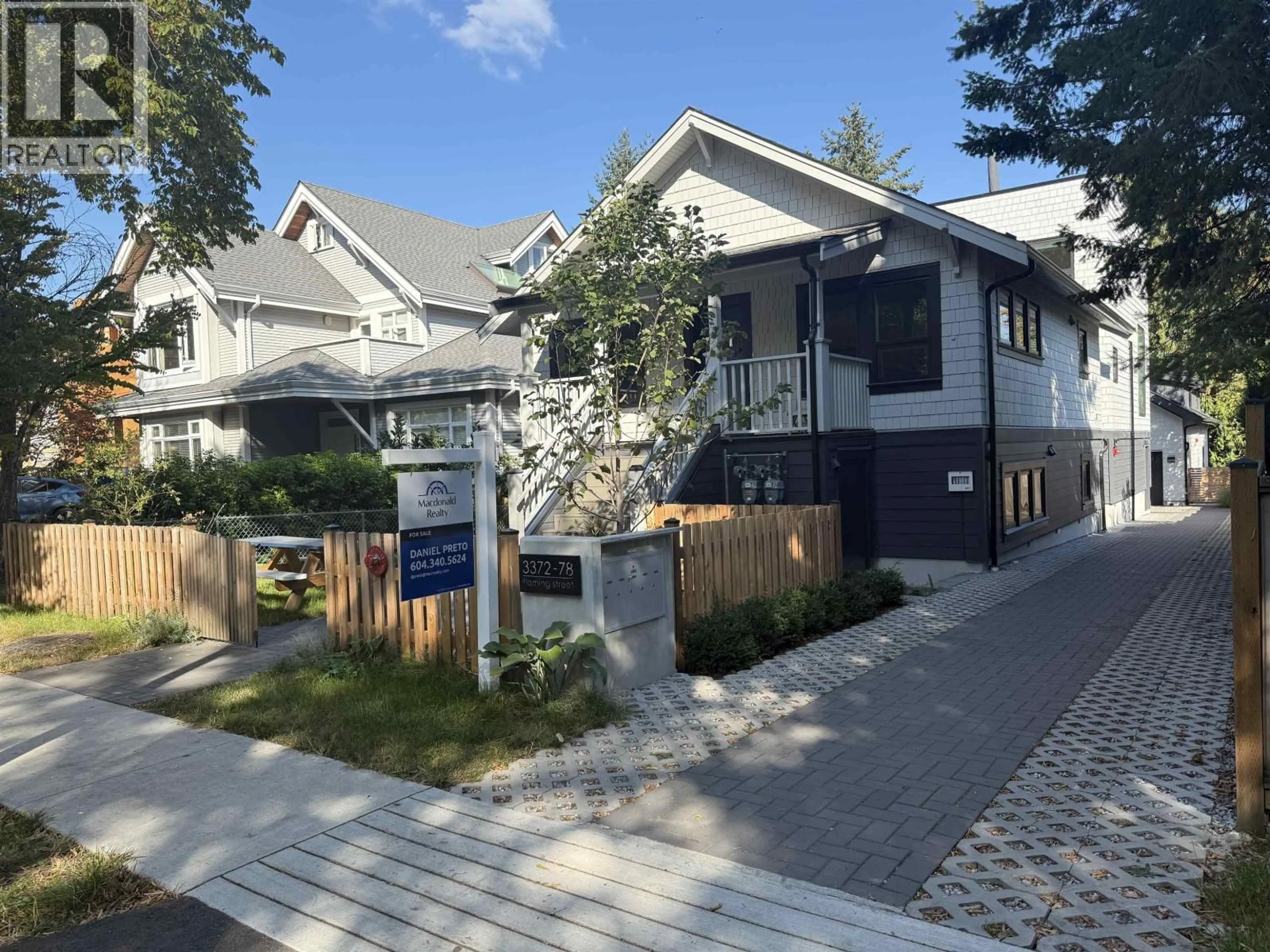 Home with vinyl exterior material, street for 3372 FLEMING STREET, Vancouver British Columbia V5N3V5