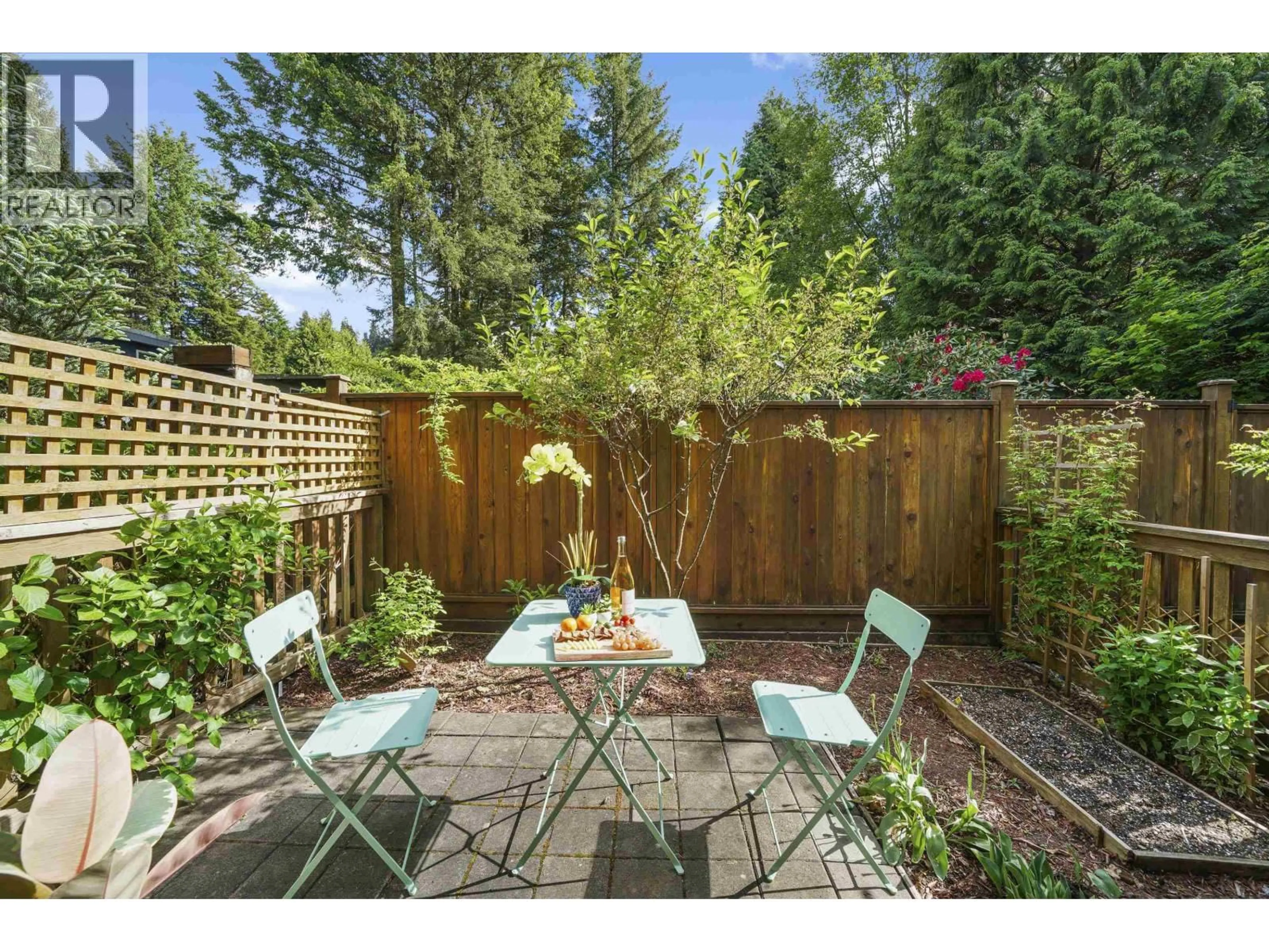 Patio, forest/trees view for 118 - 3382 VIEWMOUNT DRIVE, Port Moody British Columbia V3H2M1