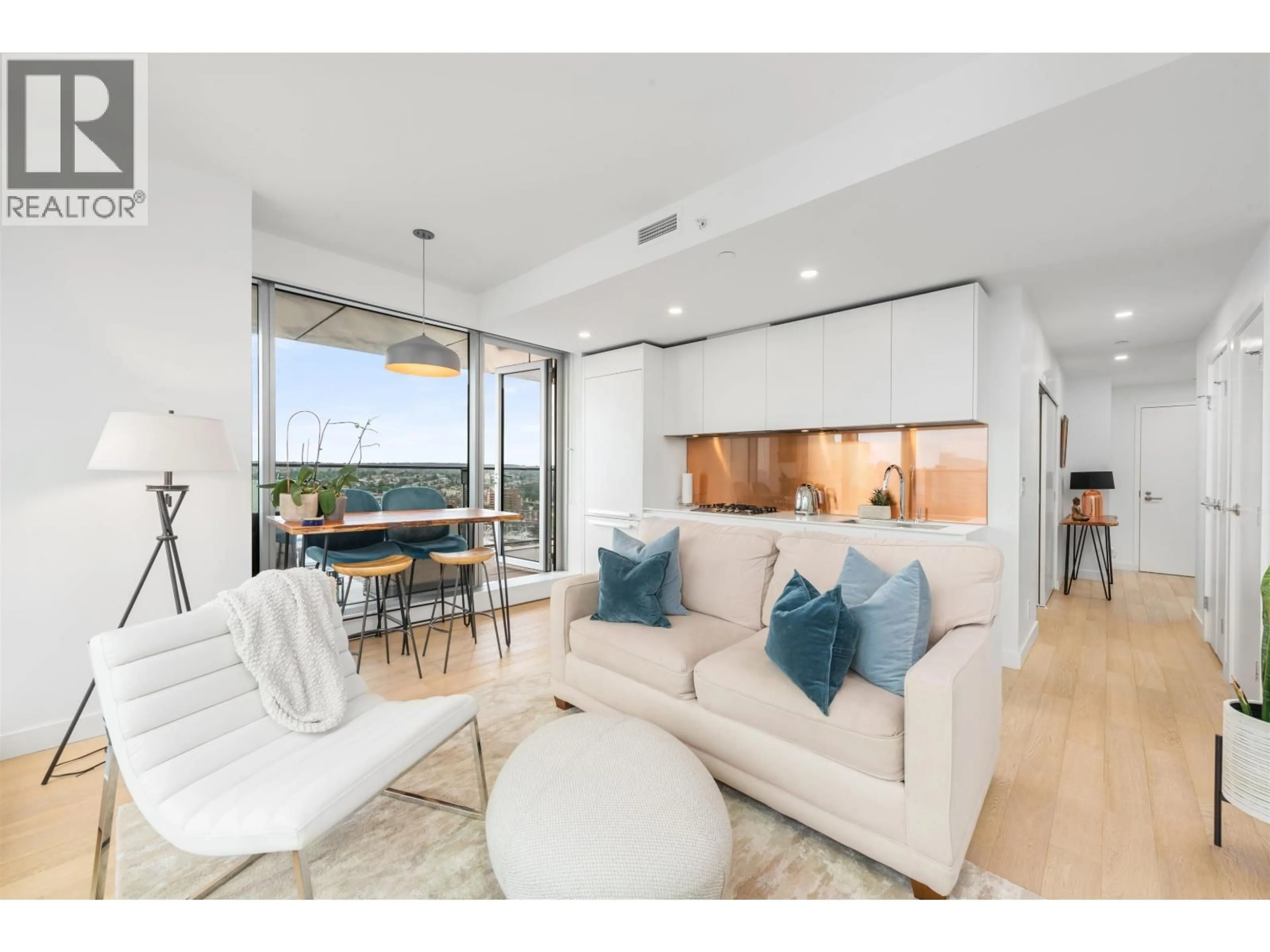 Living room with furniture, unknown for 2702 - 1480 HOWE STREET, Vancouver British Columbia V6Z0G5