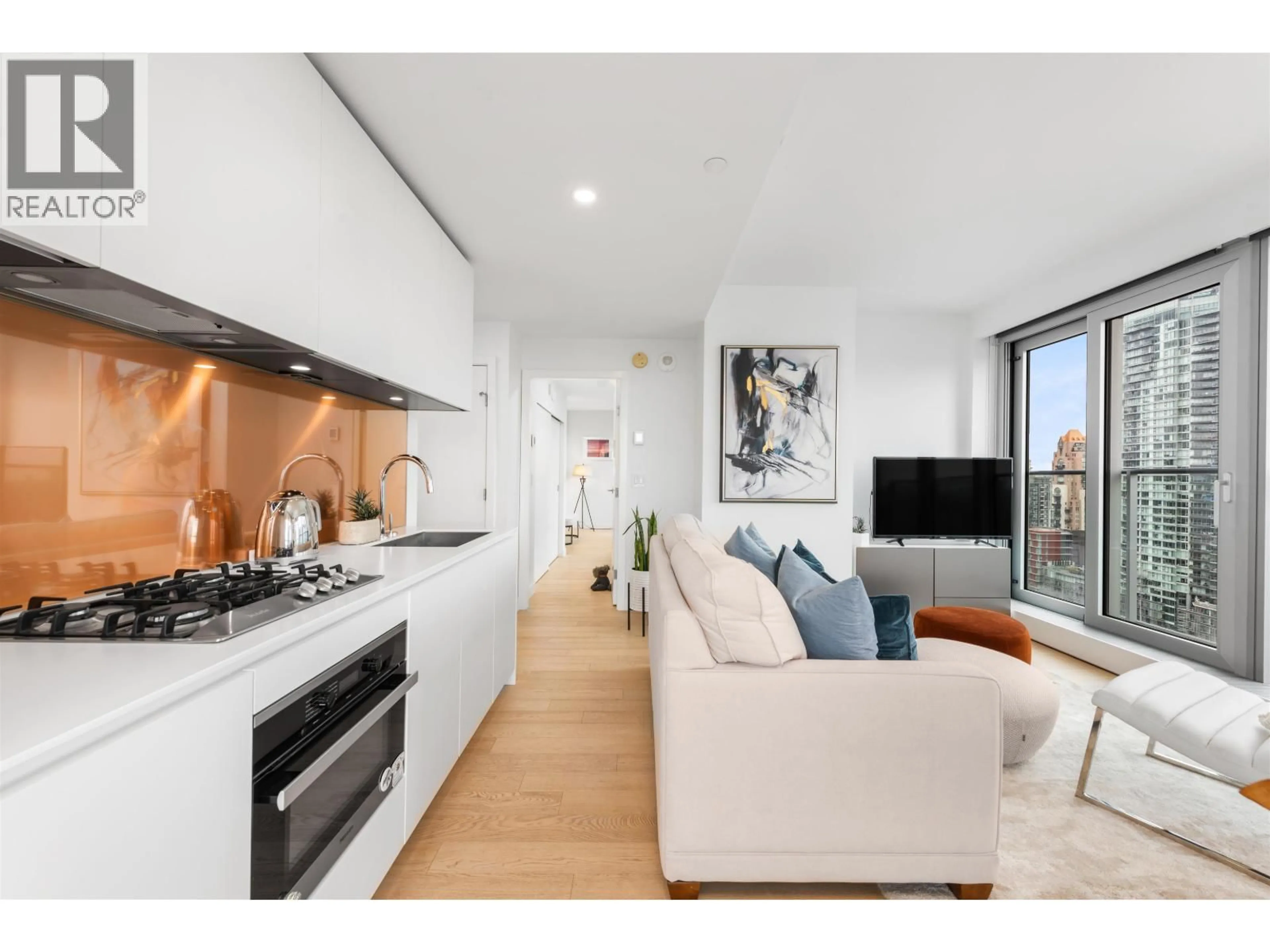 Open concept kitchen, unknown for 2702 - 1480 HOWE STREET, Vancouver British Columbia V6Z0G5