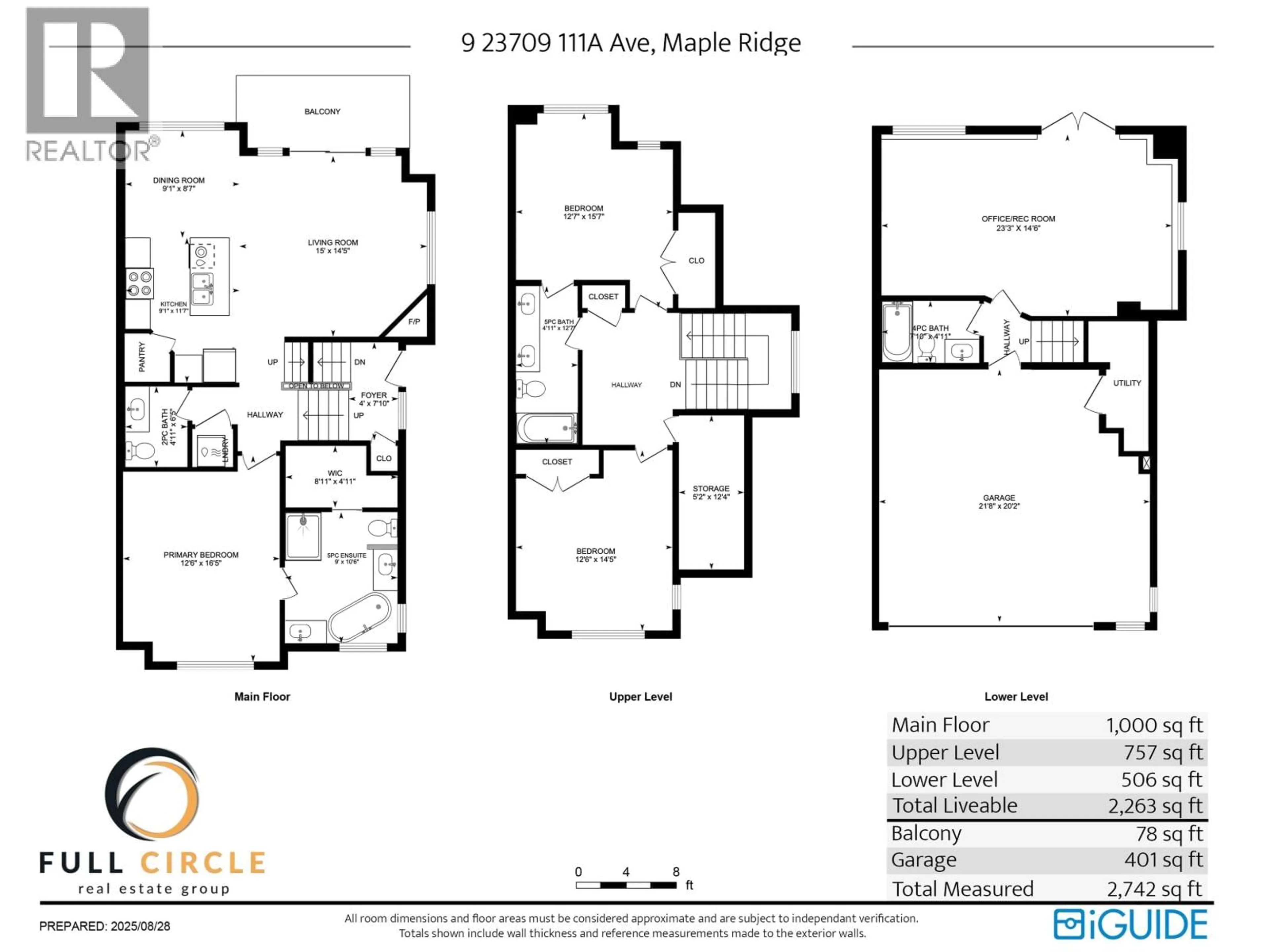 Floor plan for 9 - 23709 111A AVENUE, Maple Ridge British Columbia V2W0E5