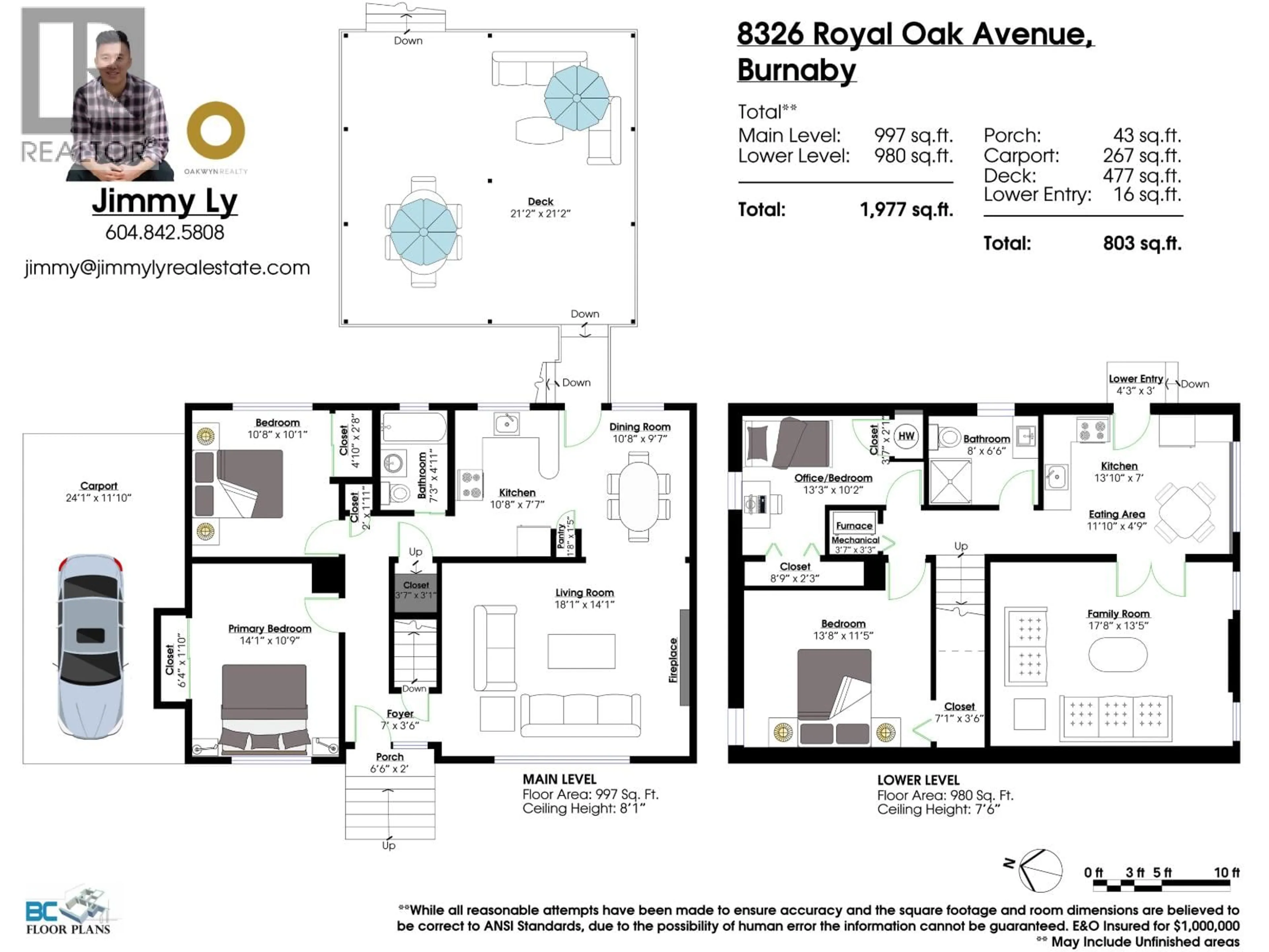 Floor plan for 8326 ROYAL OAK AVENUE, Burnaby British Columbia V5J4L2