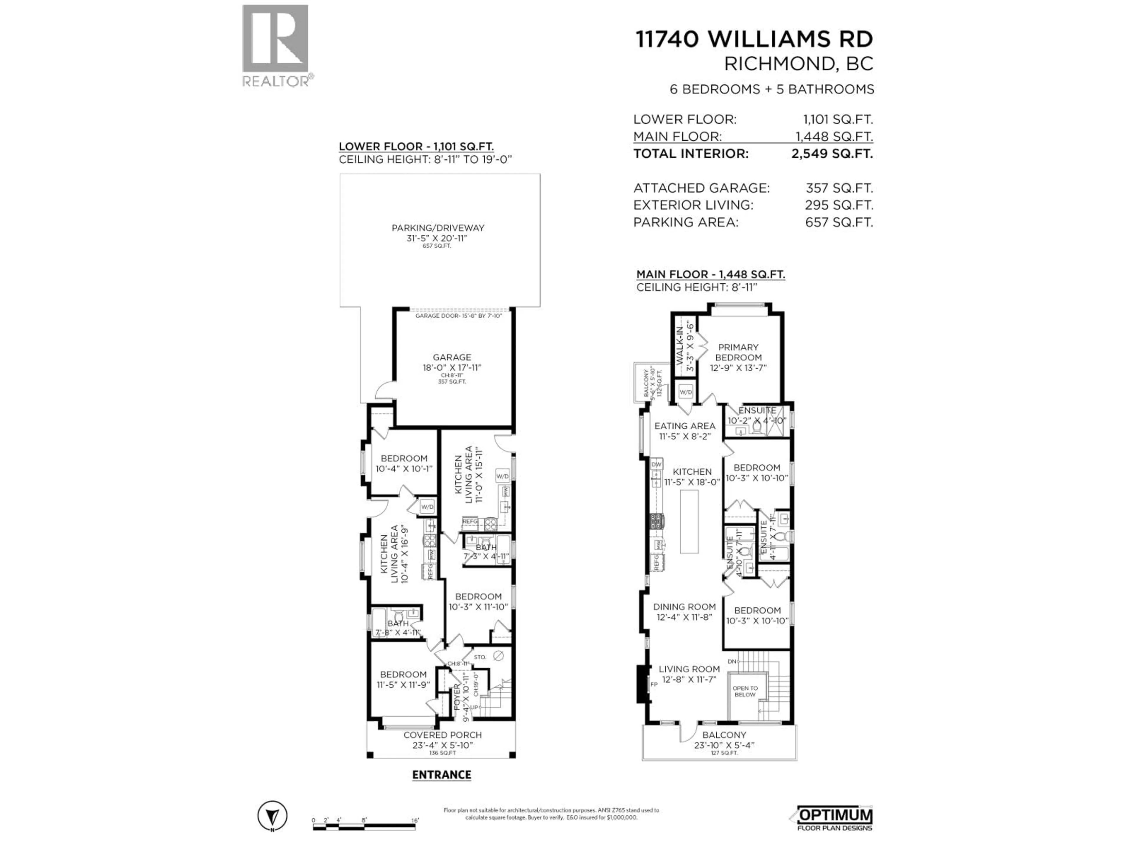 Floor plan for 11740 WILLIAMS ROAD, Richmond British Columbia V7A1J4