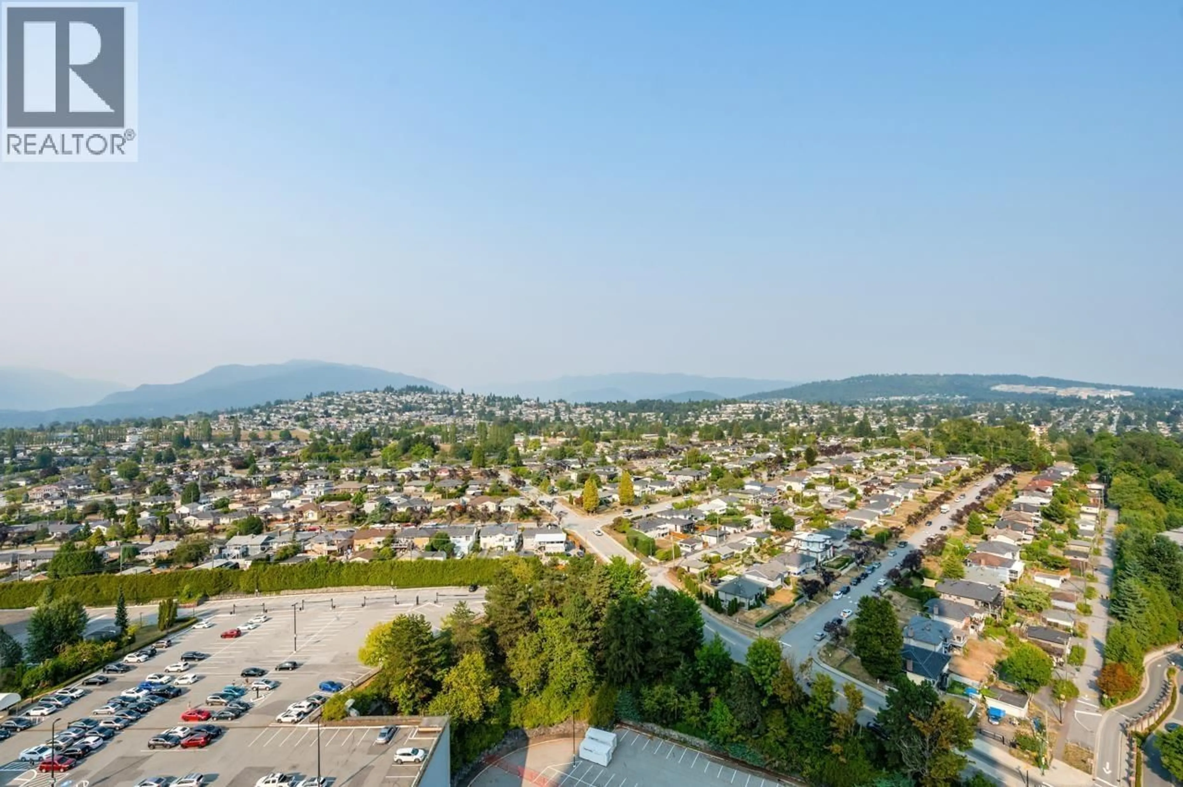 A pic from outside/outdoor area/front of a property/back of a property/a pic from drone, mountain view for 2111 - 4650 BRENTWOOD BOULEVARD, Burnaby British Columbia V5C0M3