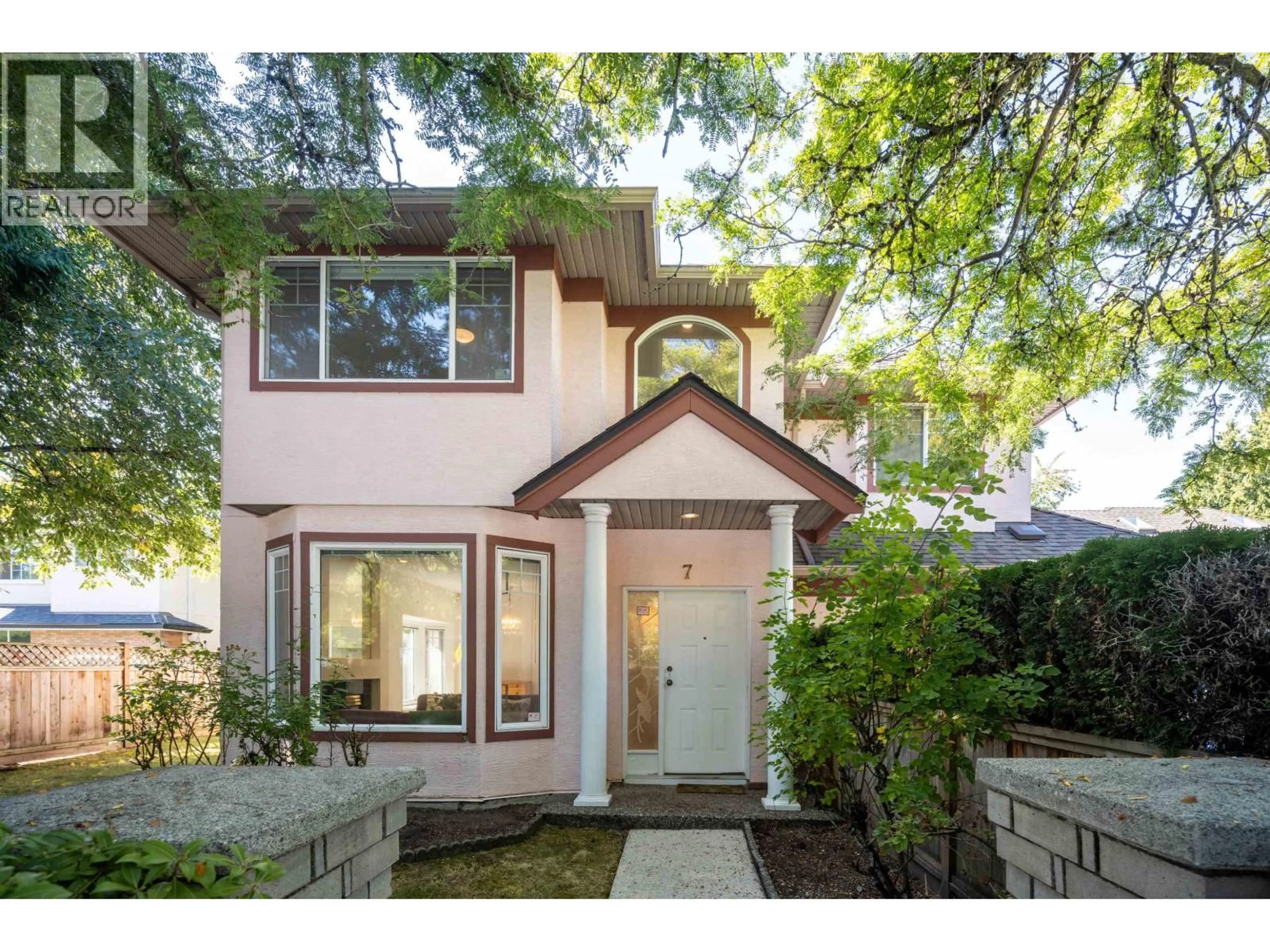 Home with vinyl exterior material, street for 7 - 7651 MOFFATT ROAD, Richmond British Columbia V6Y1X9