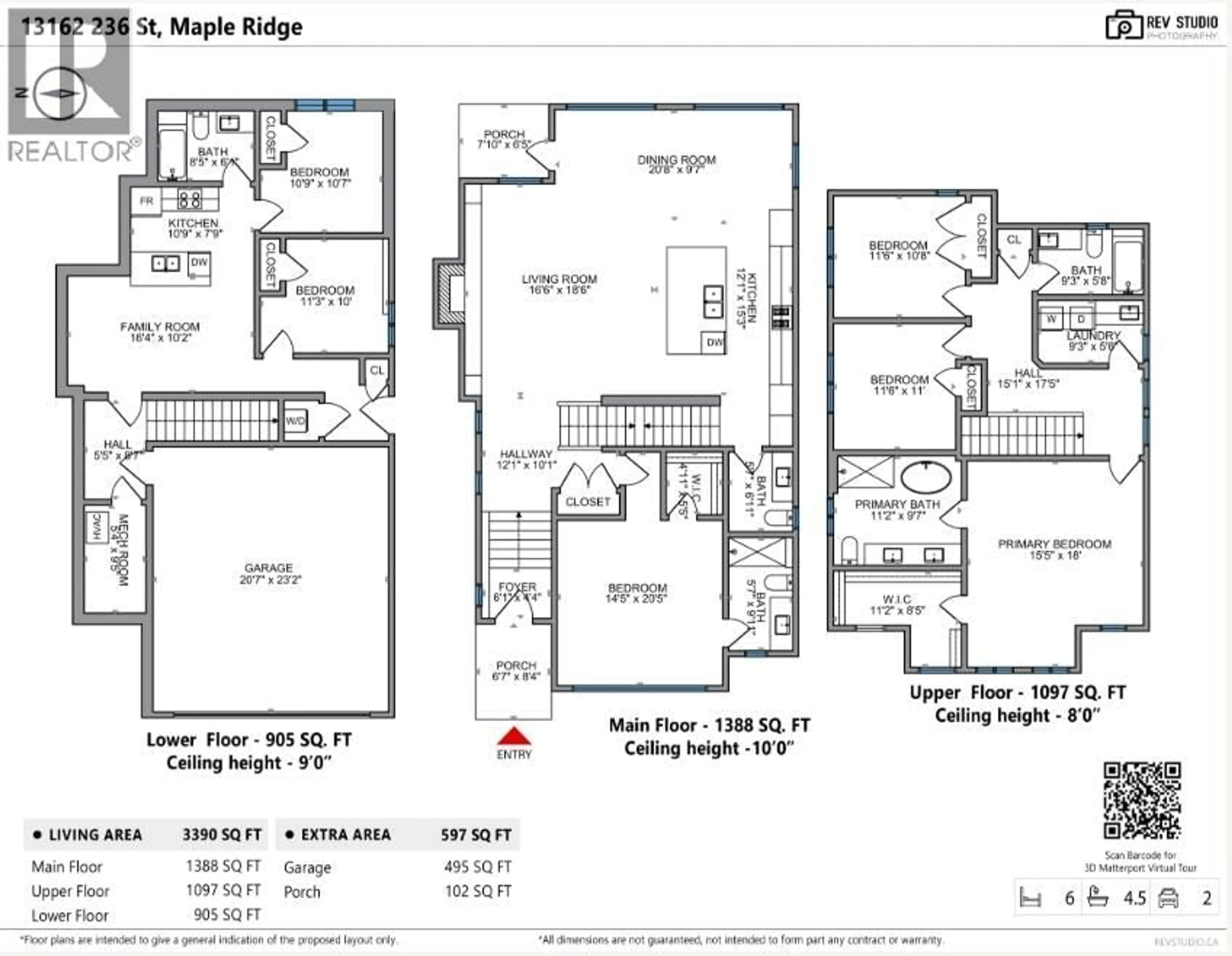 Floor plan for 13162 236 STREET, Maple Ridge British Columbia V4R2S5