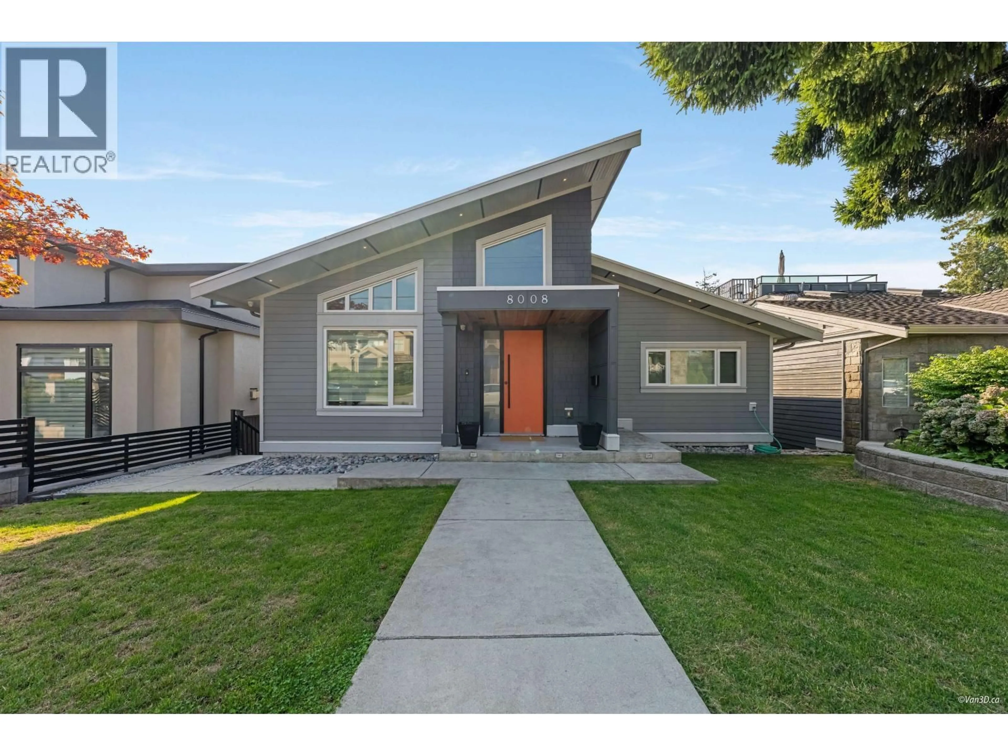 Home with brick exterior material, street for 8008 13 AVENUE, Burnaby British Columbia V3N2G2