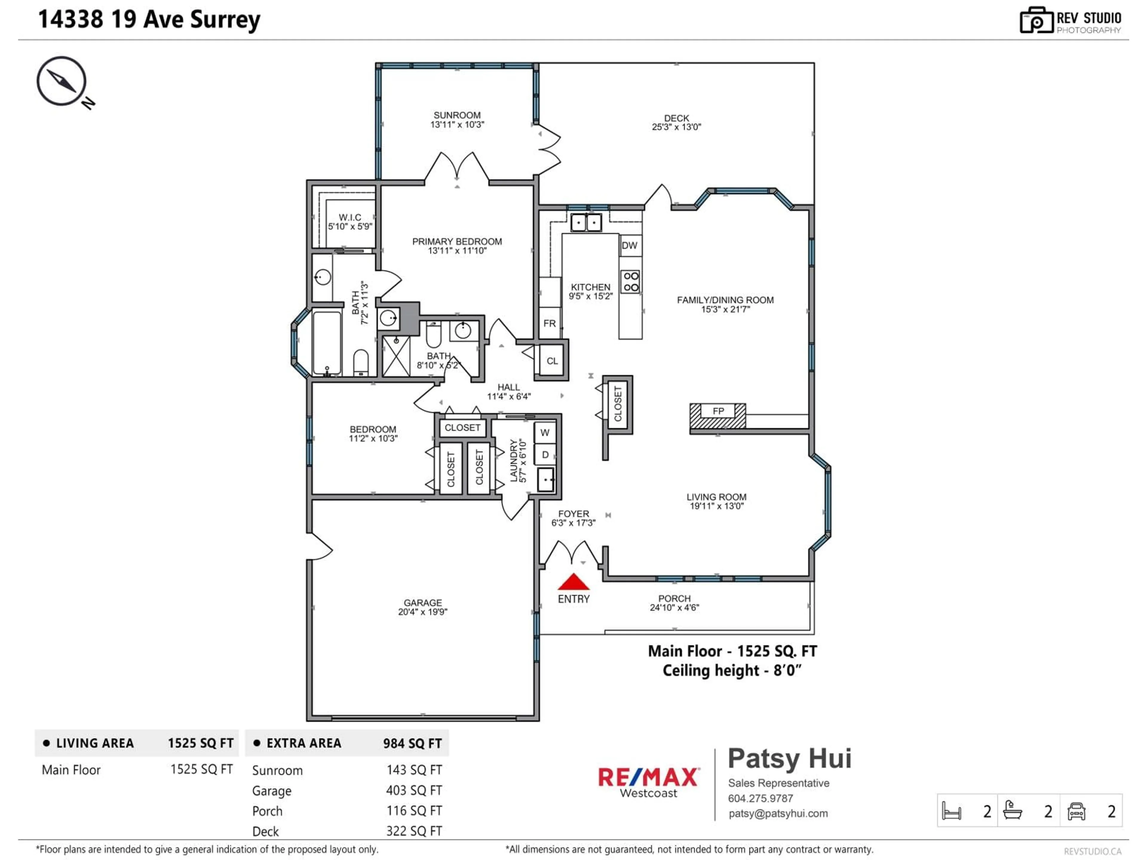 Floor plan for 14338 19, Surrey British Columbia V4A7S9