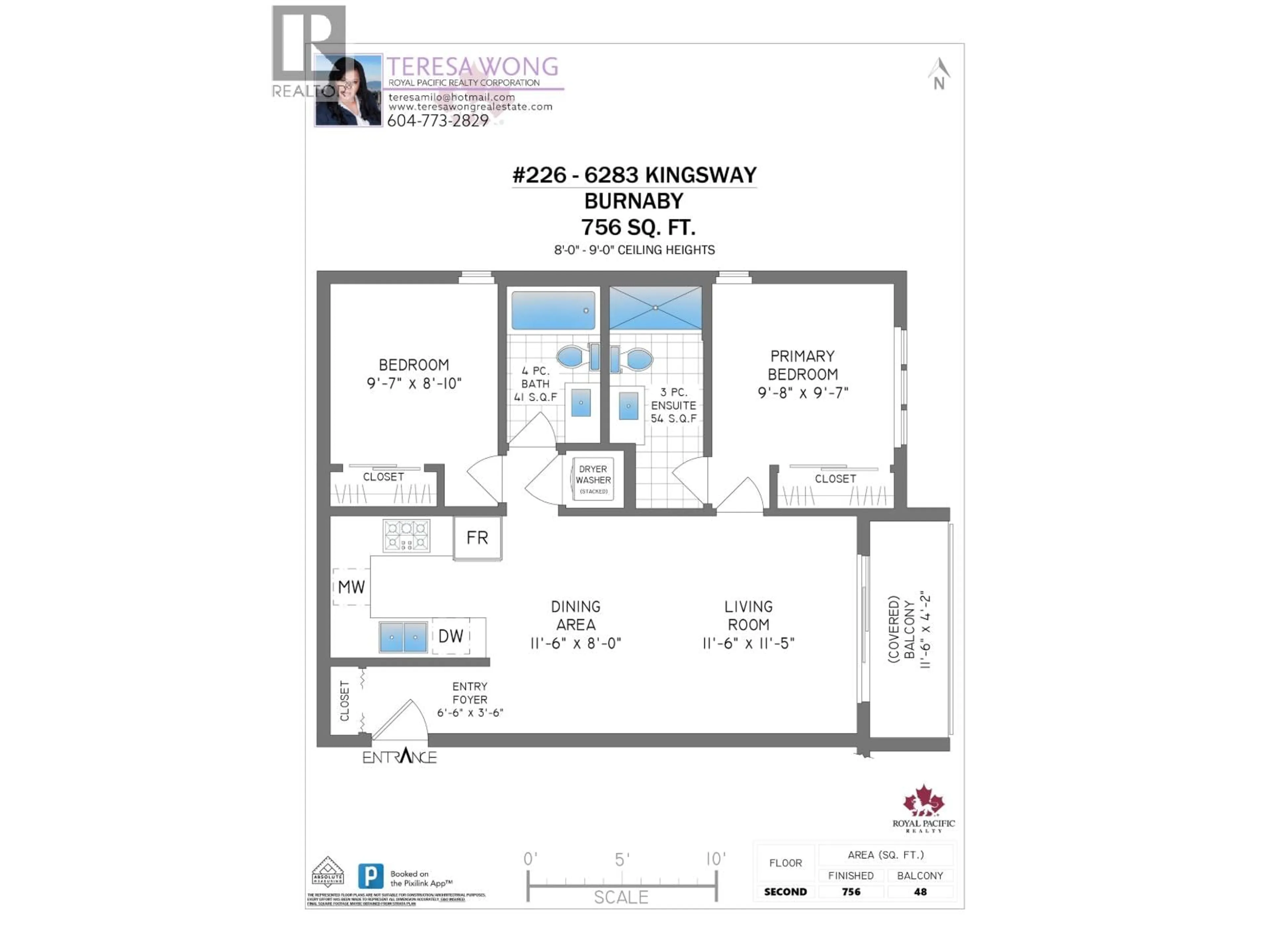 Floor plan for 226 - 6283 KINGSWAY AVENUE, Burnaby British Columbia V5J0H3