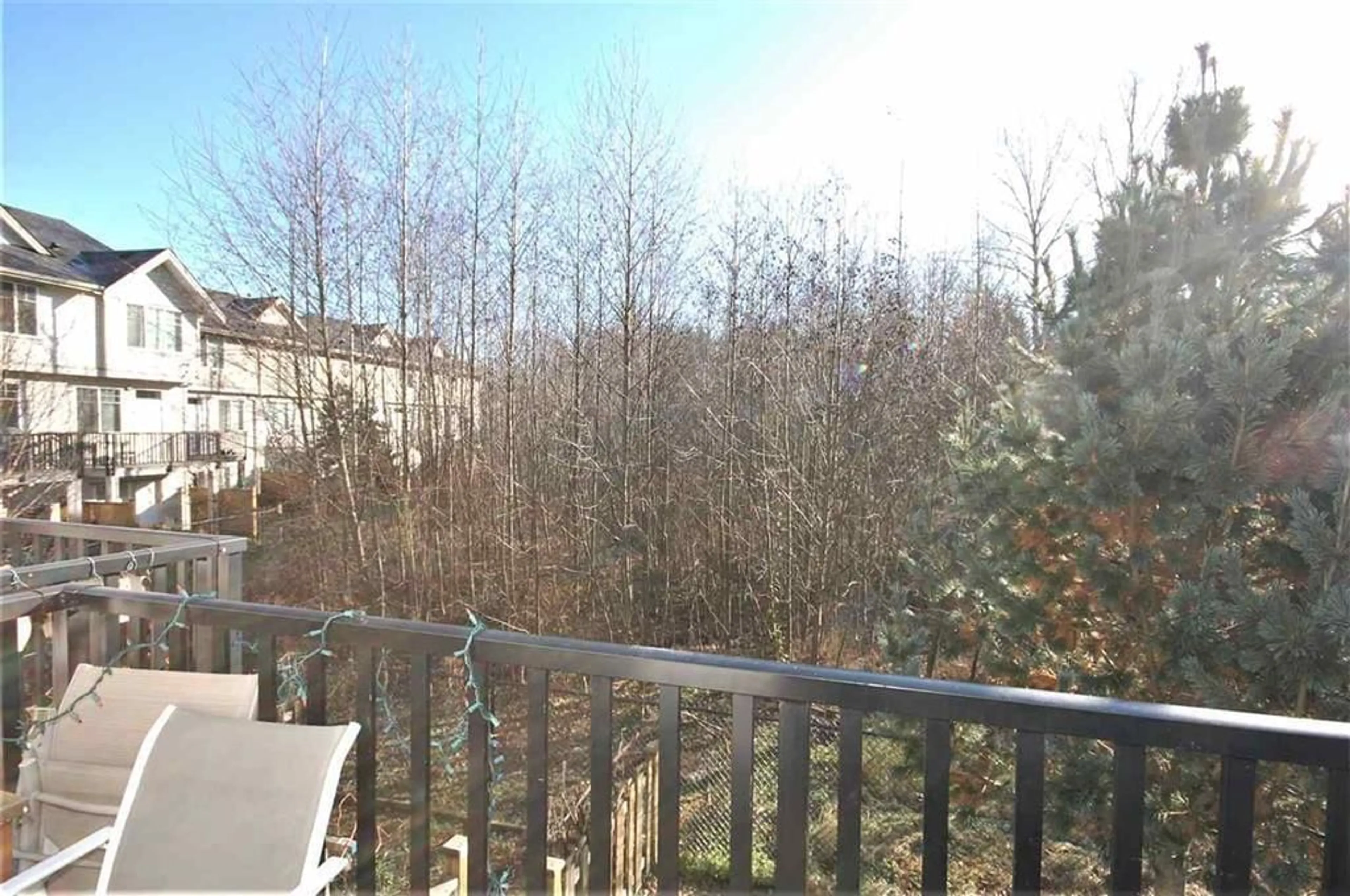 Balcony in the apartment, forest/trees view for 106 - 15399 GUILDFORD, Surrey British Columbia V3R7C6