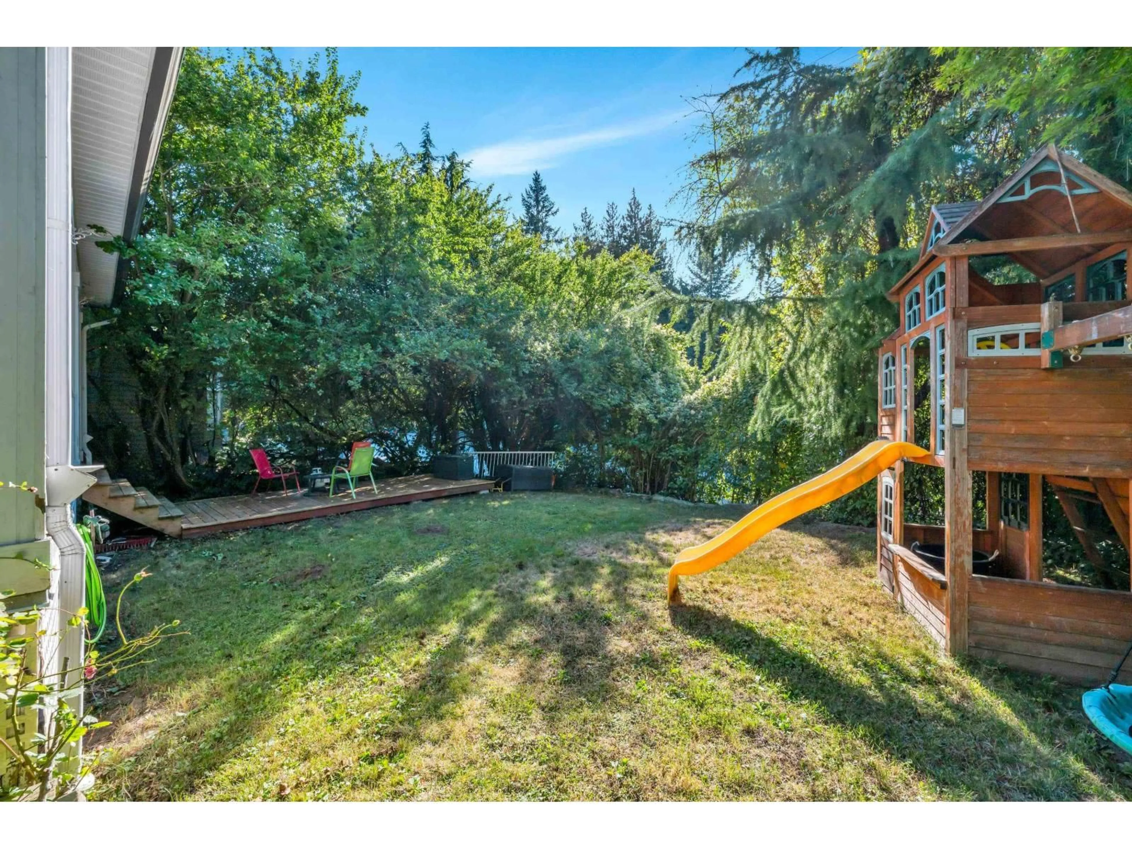 Patio, forest/trees view for 20010 50, Langley British Columbia V3A3S7