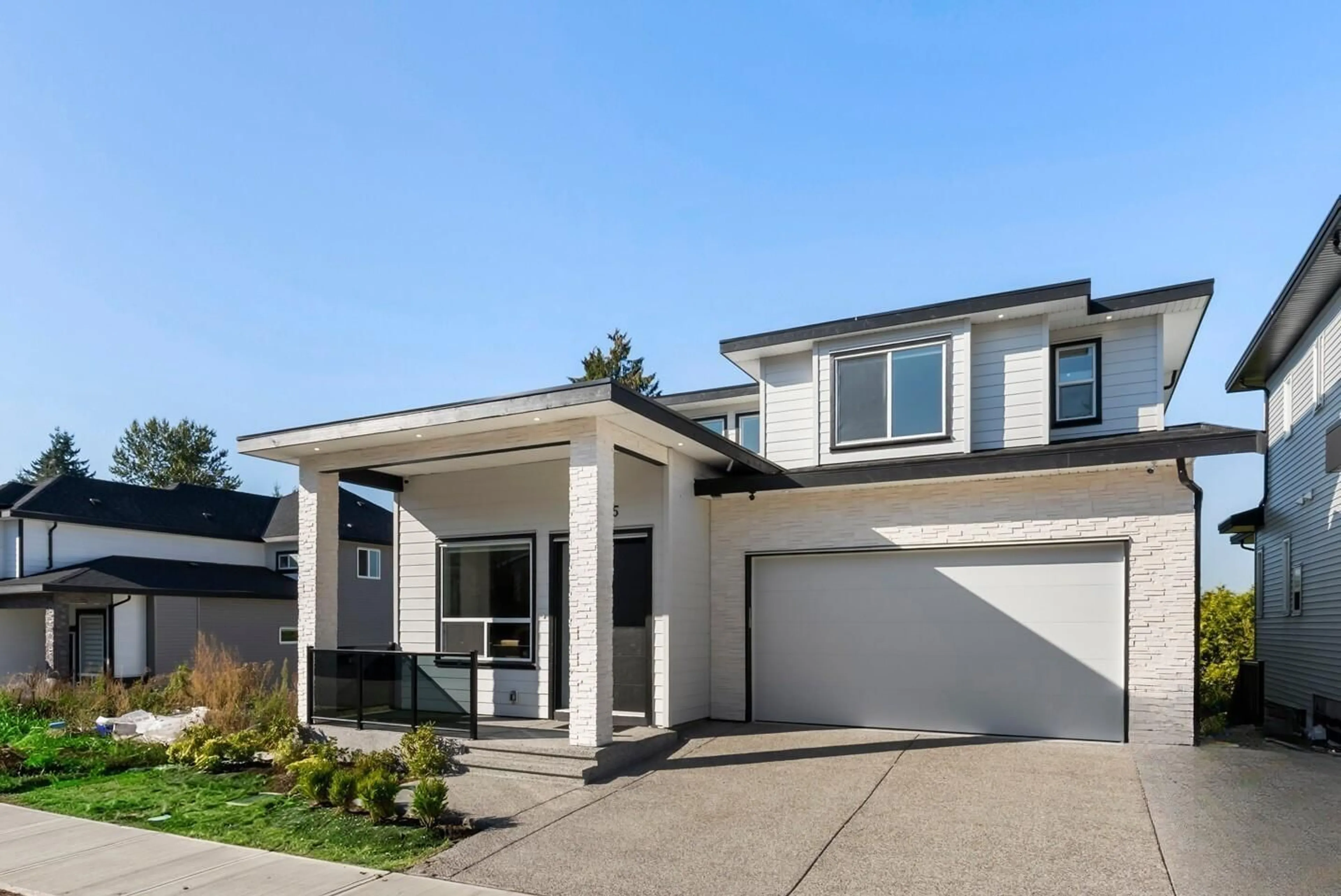 Home with vinyl exterior material, street for 13955 60A, Surrey British Columbia V3X1E1