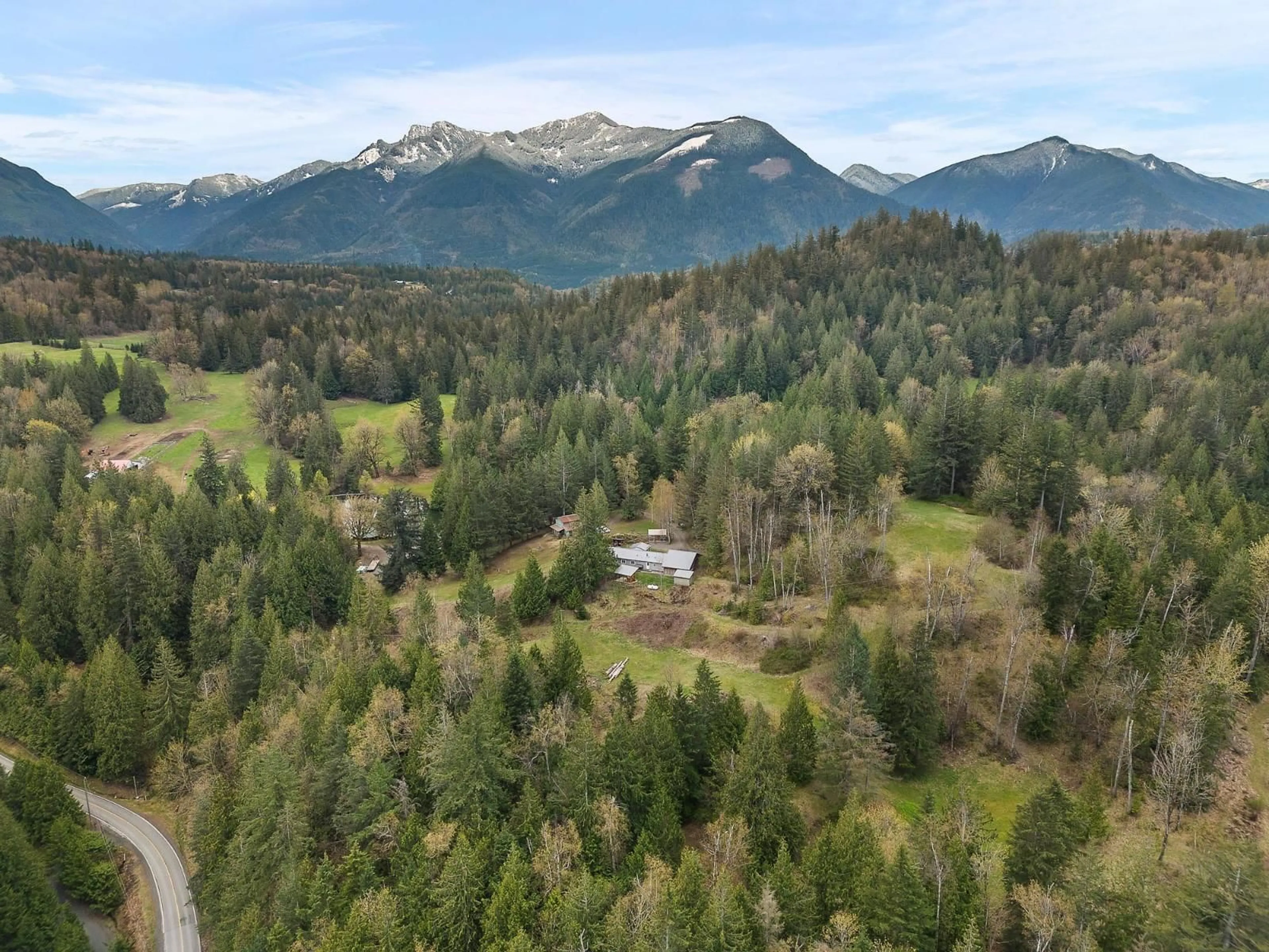 A pic from outside/outdoor area/front of a property/back of a property/a pic from drone, mountain view for 48522 ELK VIEW ROAD, Chilliwack British Columbia V4Z1H1