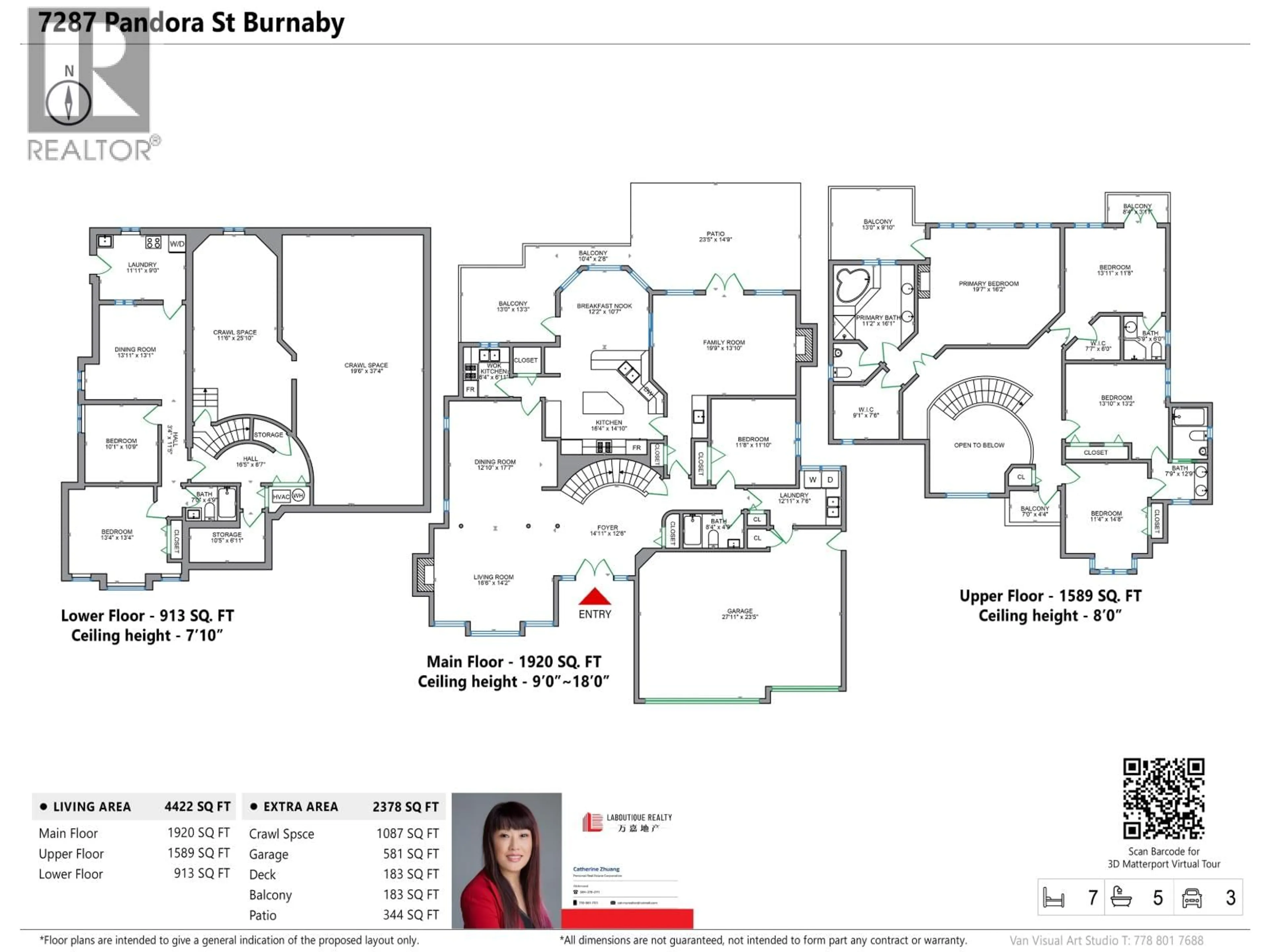 Floor plan for 7287 PANDORA STREET, Burnaby British Columbia V5A1B8