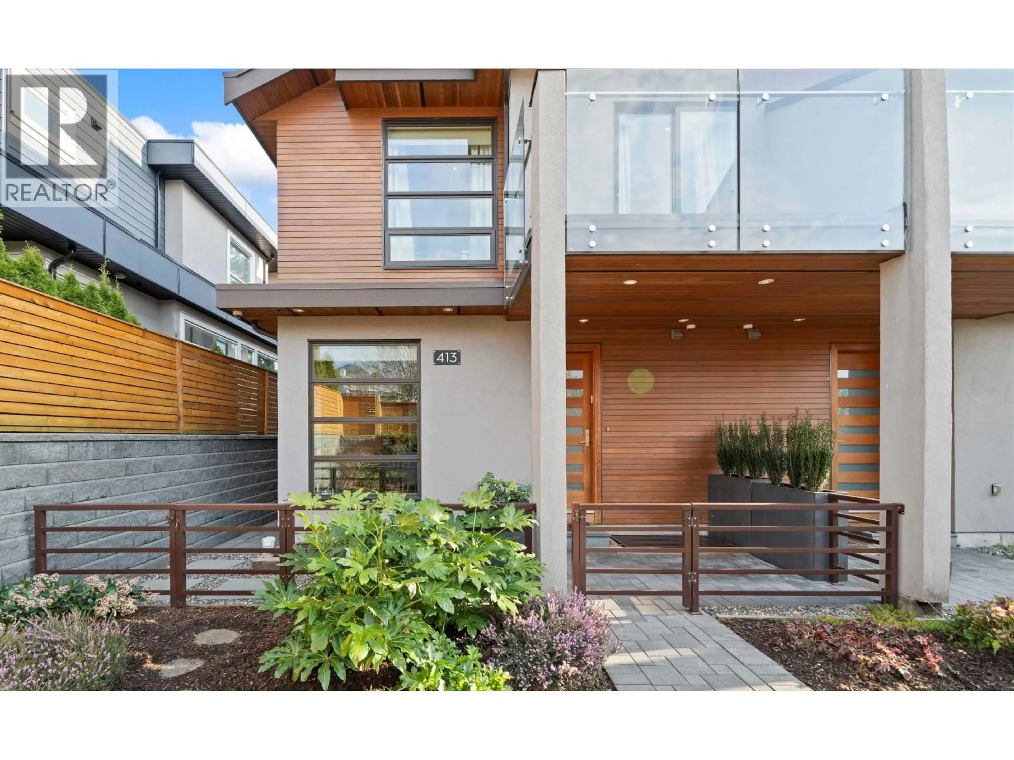 Home with brick exterior material, street for 413 KEITH ROAD, North Vancouver British Columbia V7M1M2