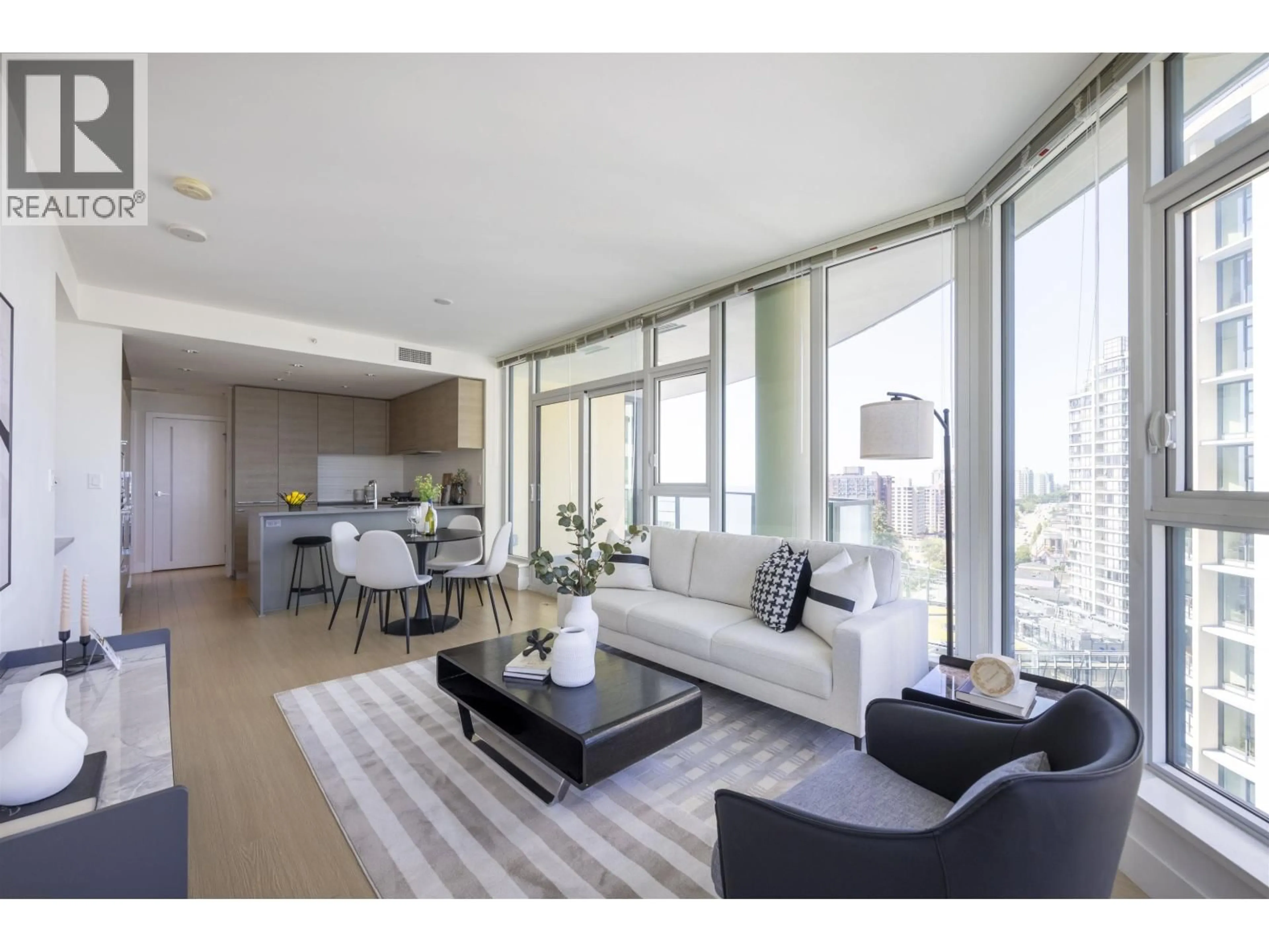 Living room with furniture, unknown for 1802 - 7388 KINGSWAY, Burnaby British Columbia V3N0G9