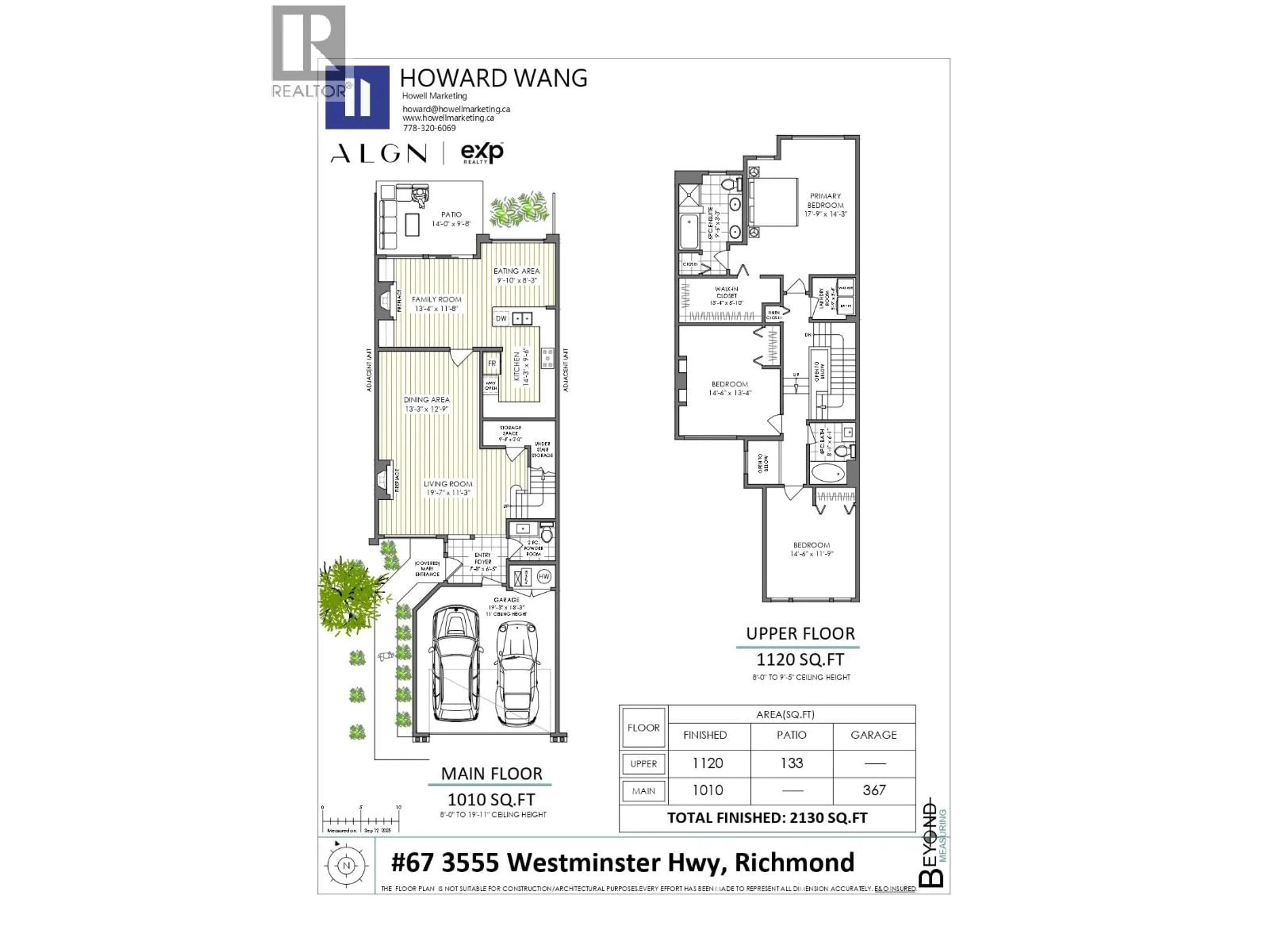 Floor plan for 67 - 3555 WESTMINSTER HIGHWAY, Richmond British Columbia V7C5P6